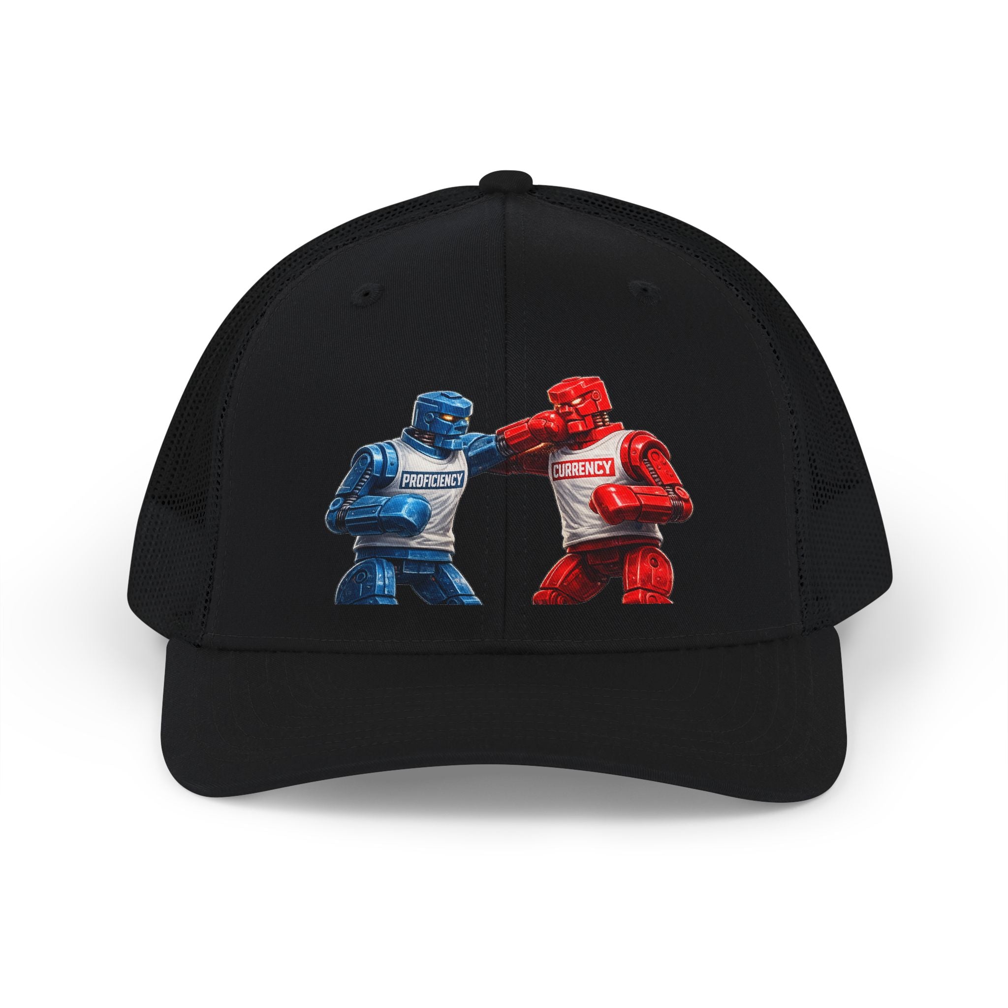 Proficiency VS Currency Snapback Trucker Hat