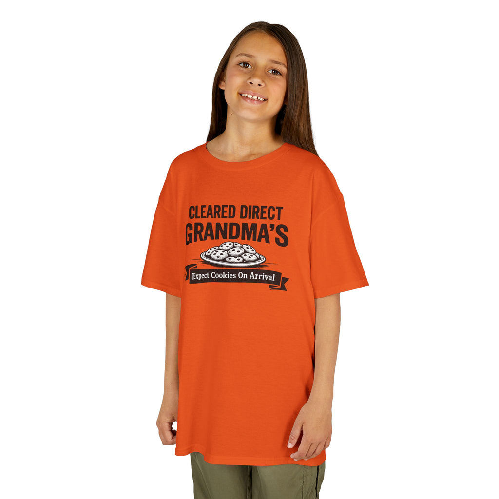 Kids T-Shirt — "Cleared Direct Grandma's"