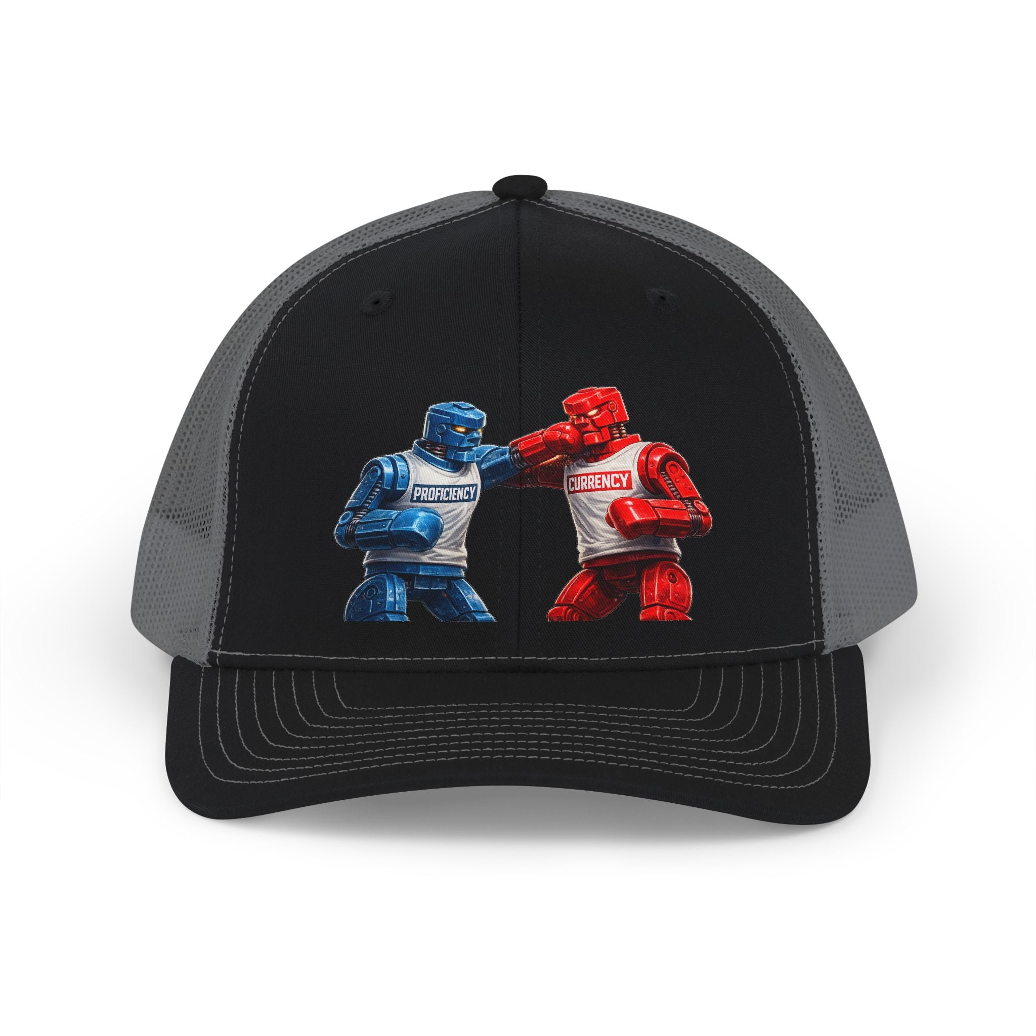 Proficiency VS Currency Snapback Trucker Hat