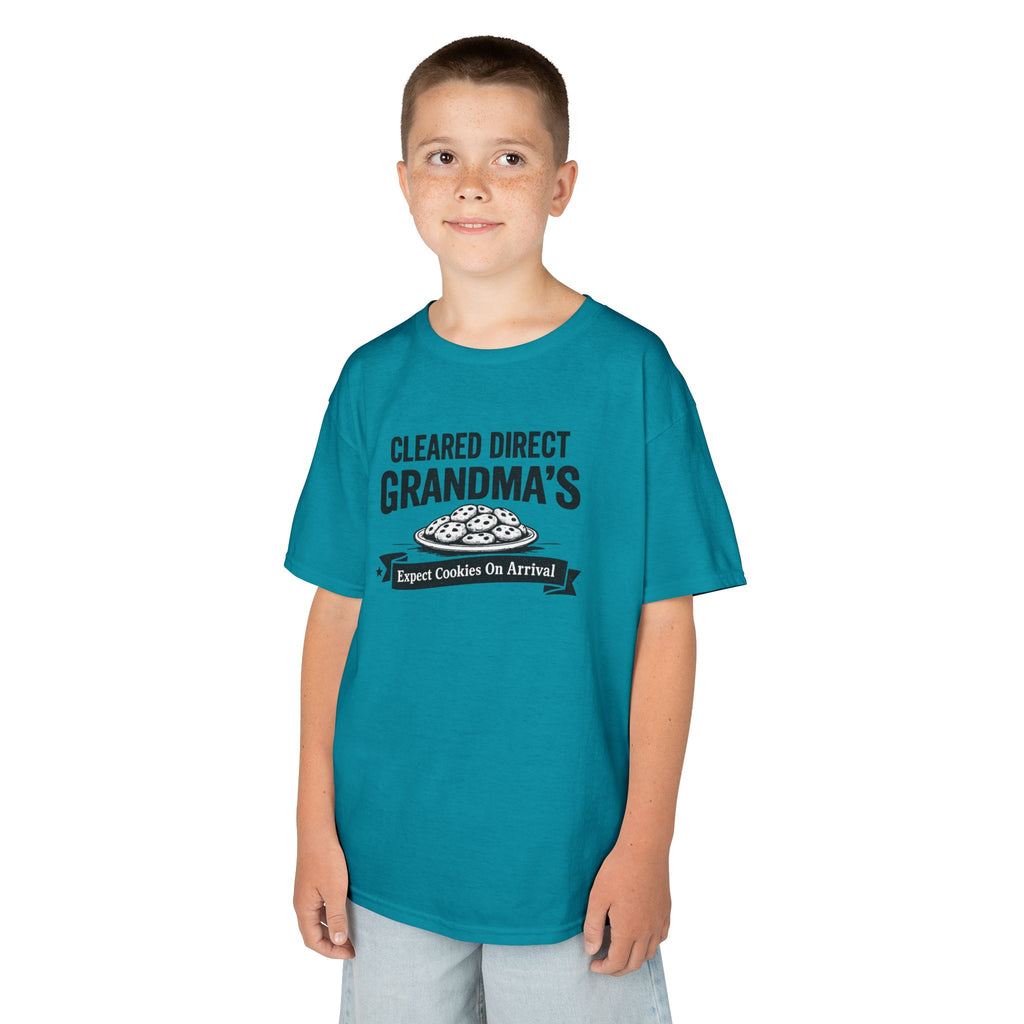 Kids T-Shirt — "Cleared Direct Grandma's"