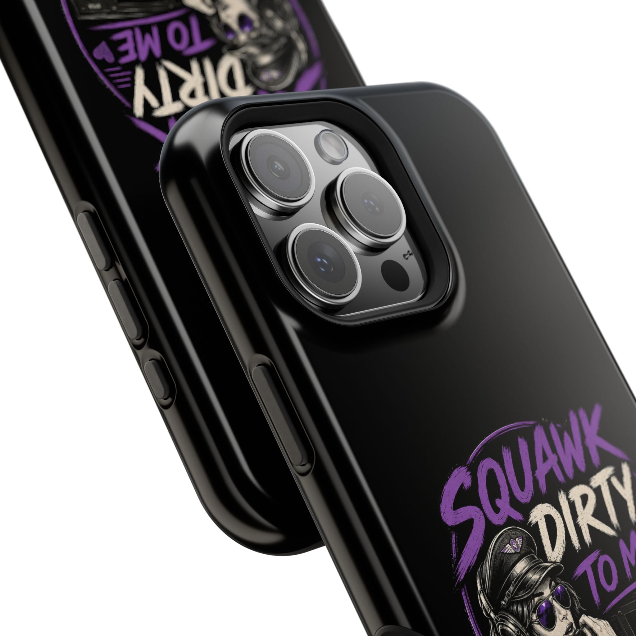 Magnetic Phone Case — “Squawk Dirty to Me”