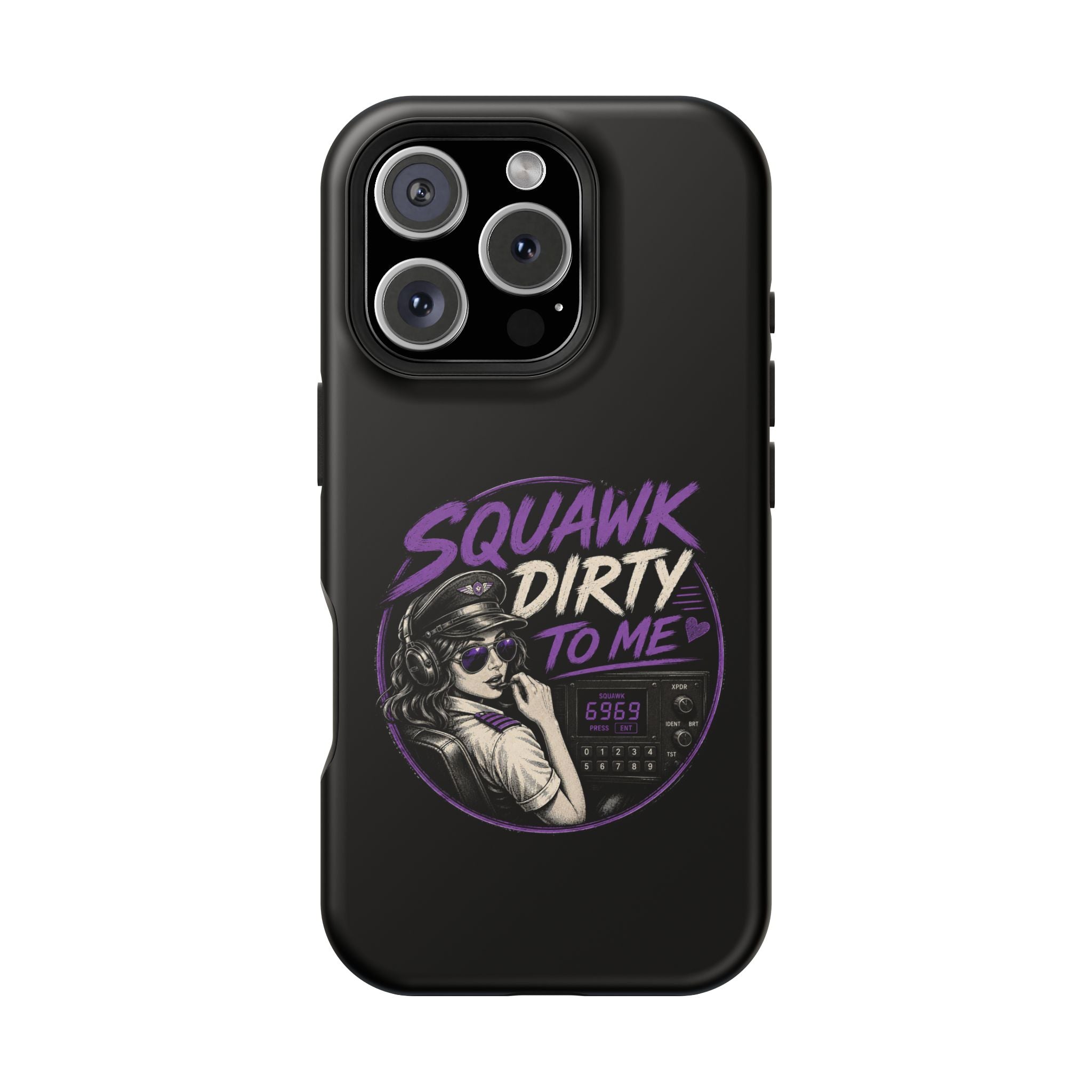 Magnetic Phone Case — “Squawk Dirty to Me”