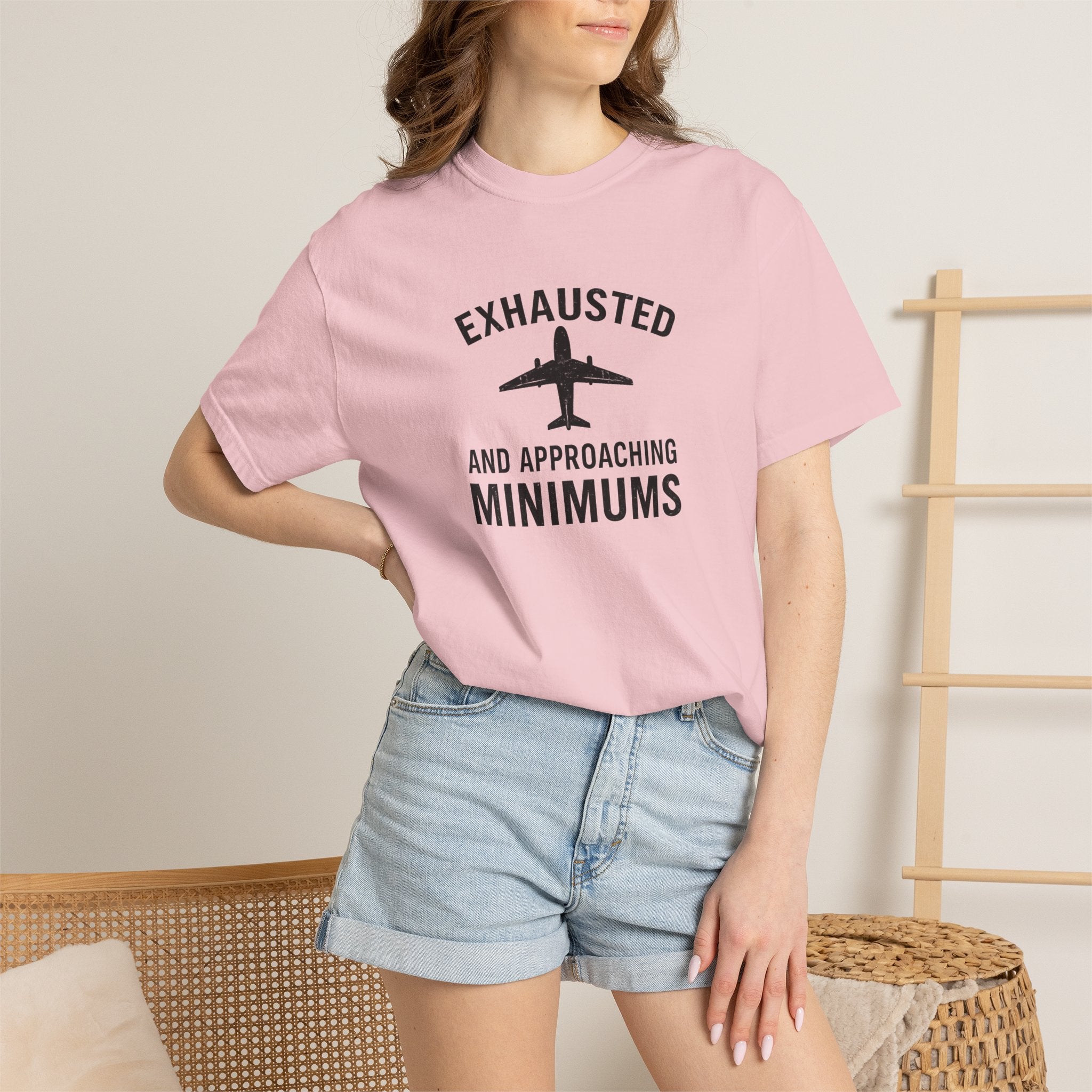Exhausted and Approaching Minimums T-Shirt