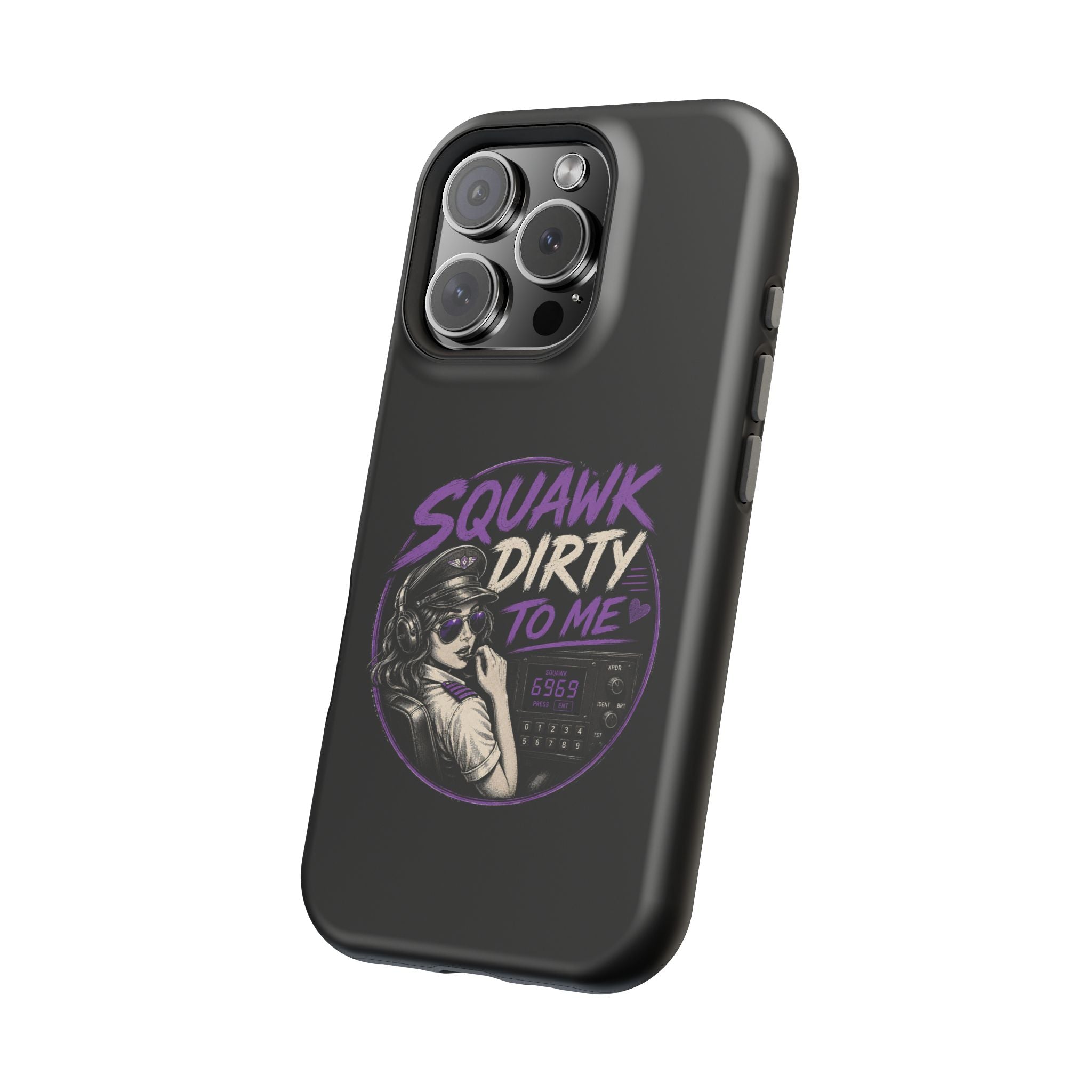 Magnetic Phone Case — “Squawk Dirty to Me”
