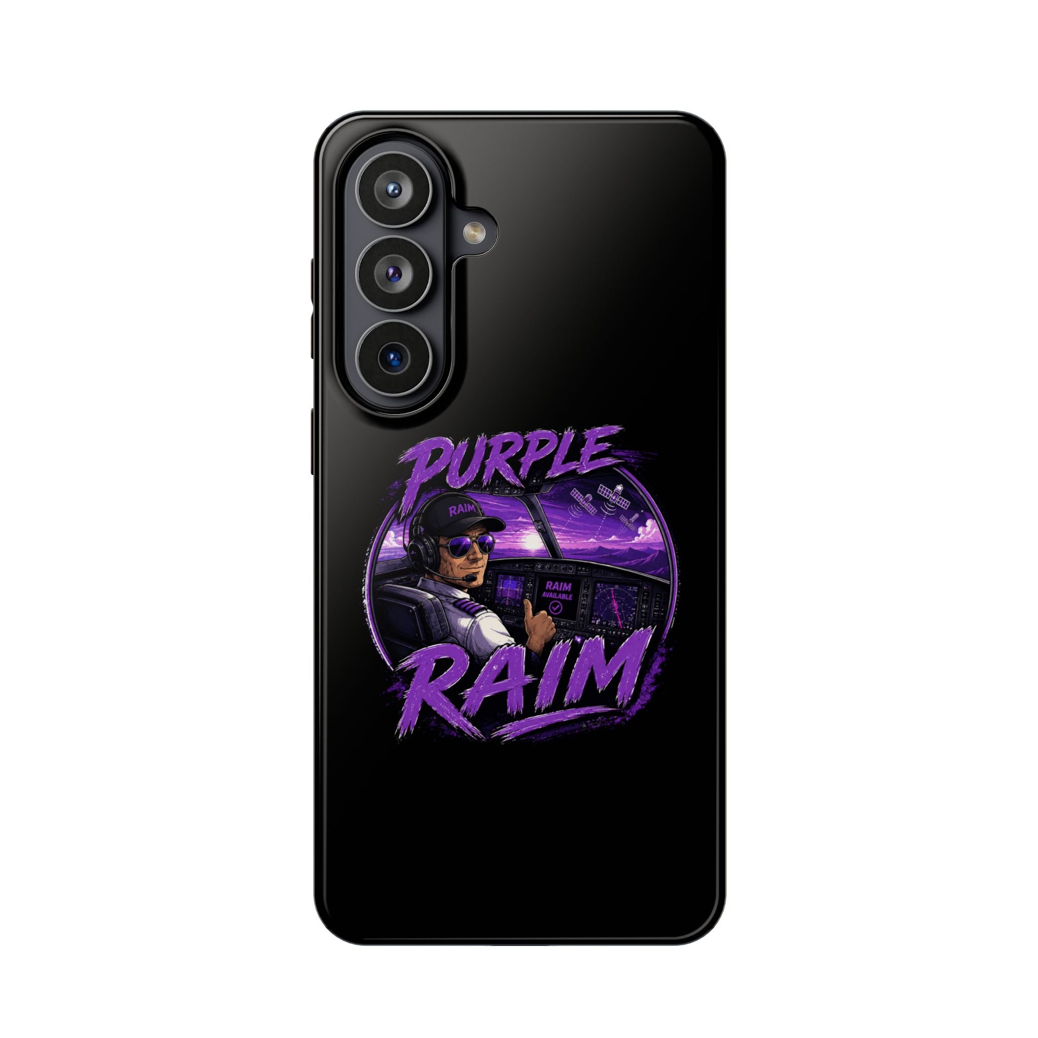 Purple RAIM Magnetic Impact Phone Case