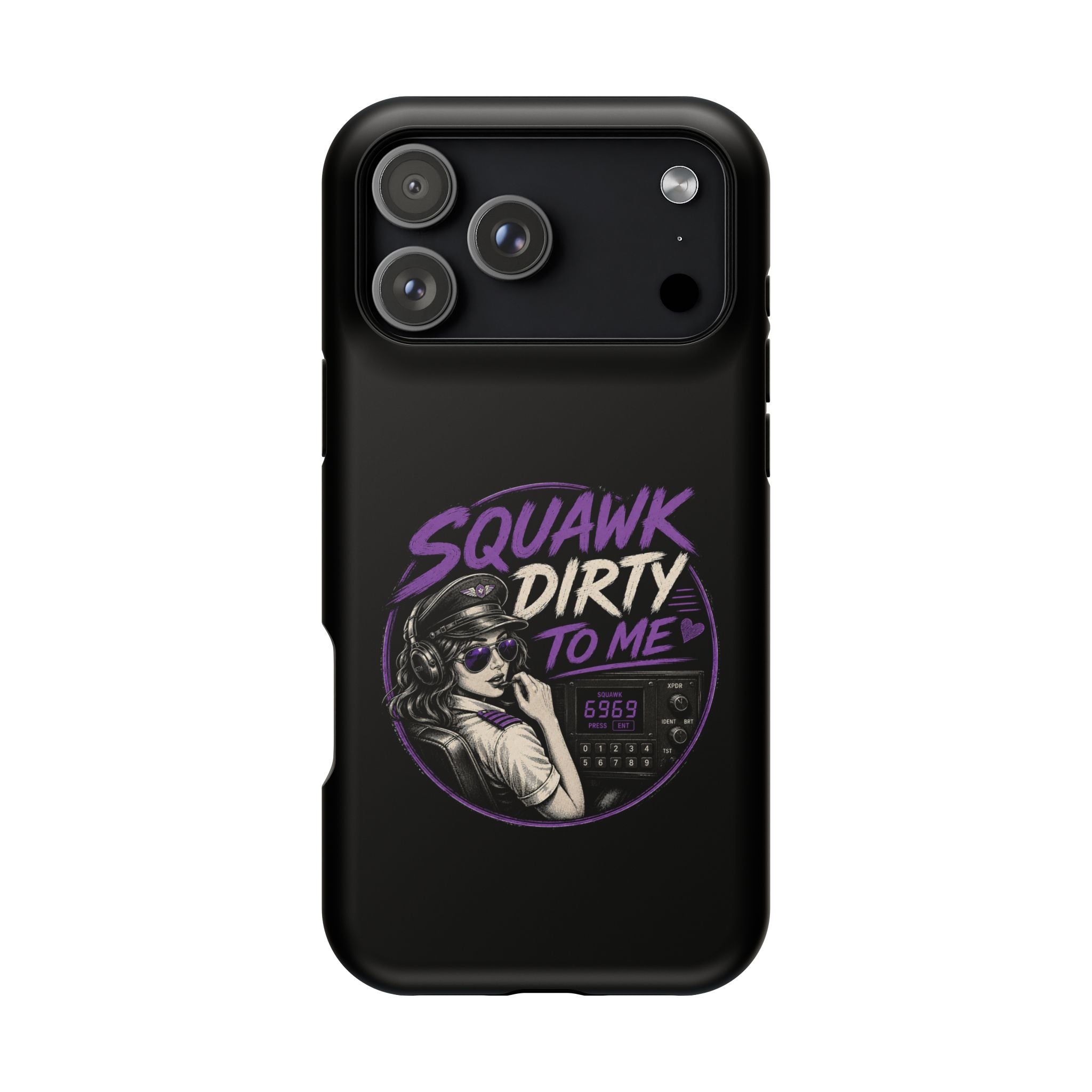 Magnetic Phone Case — “Squawk Dirty to Me”