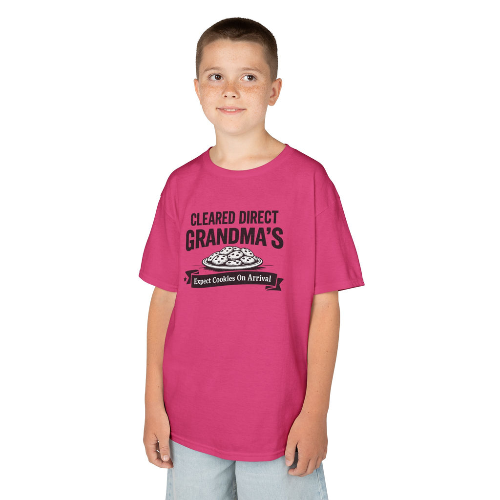 Kids T-Shirt — "Cleared Direct Grandma's"