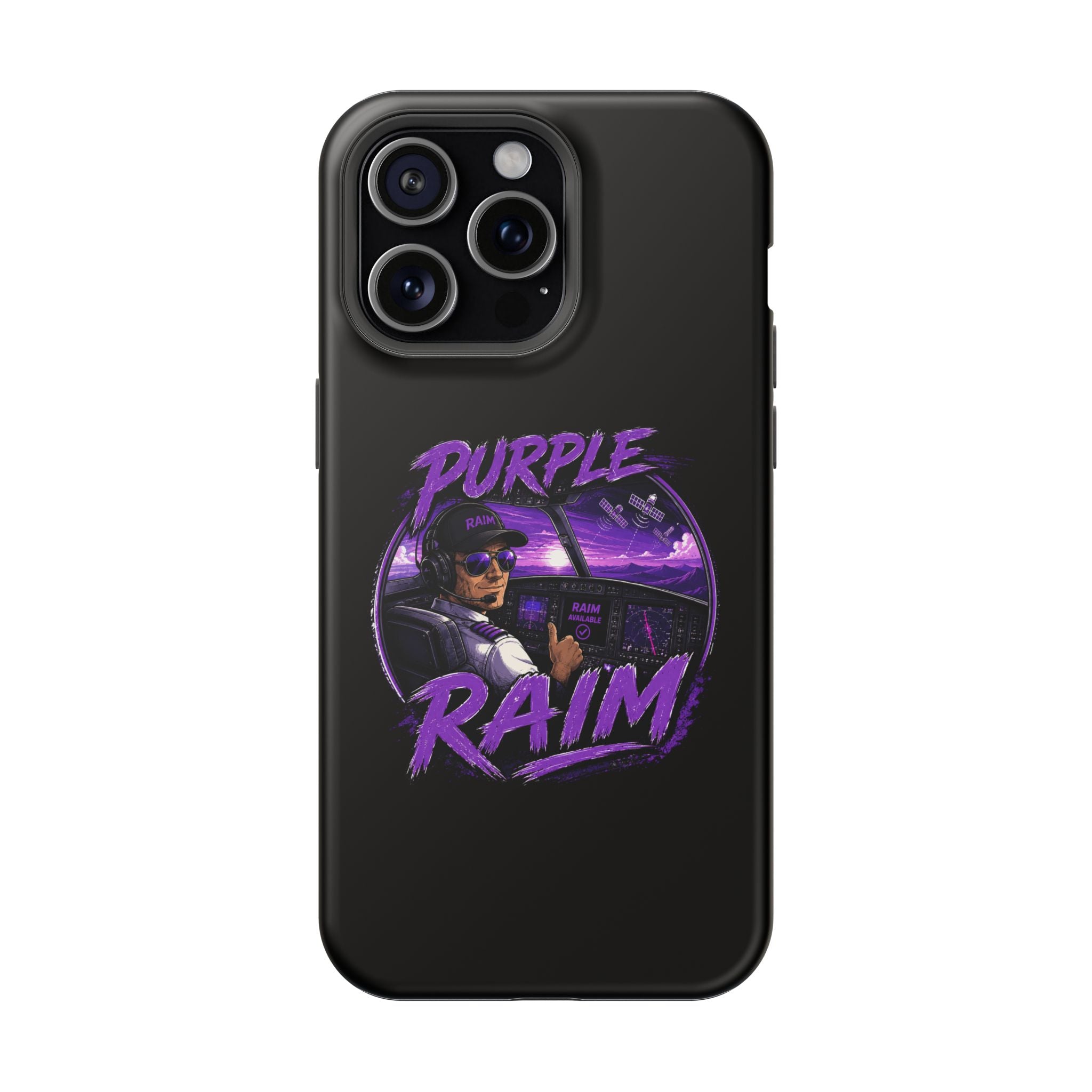 Purple RAIM Magnetic Impact Phone Case