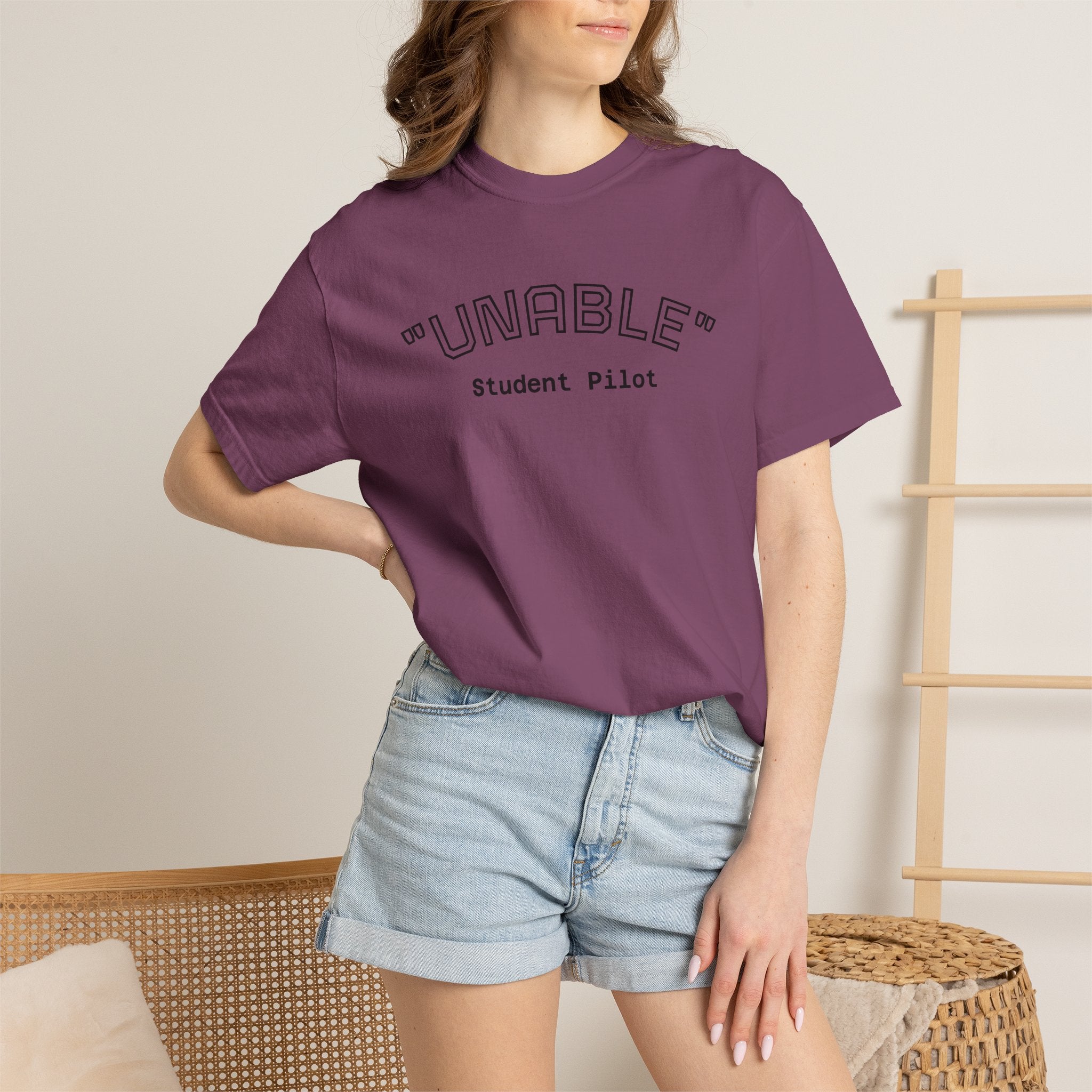 Student Pilot "UNABLE" T-Shirt