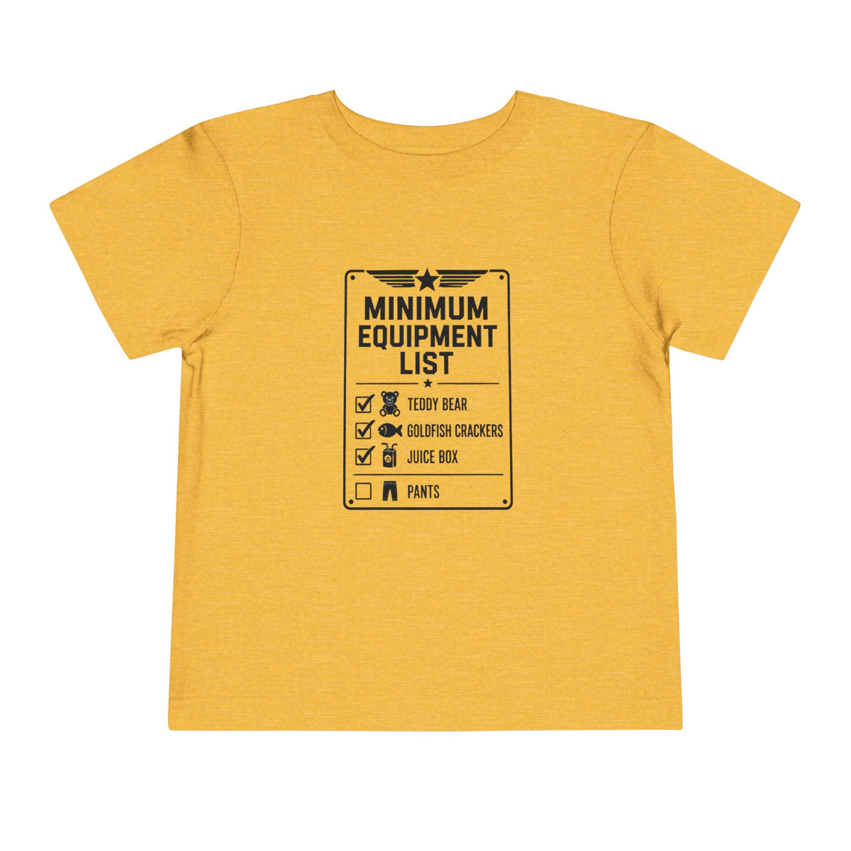 Toddler Tee — "Minimum Equipment List"