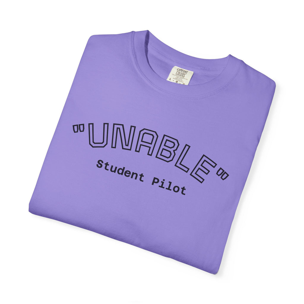 Student Pilot "UNABLE" T-Shirt