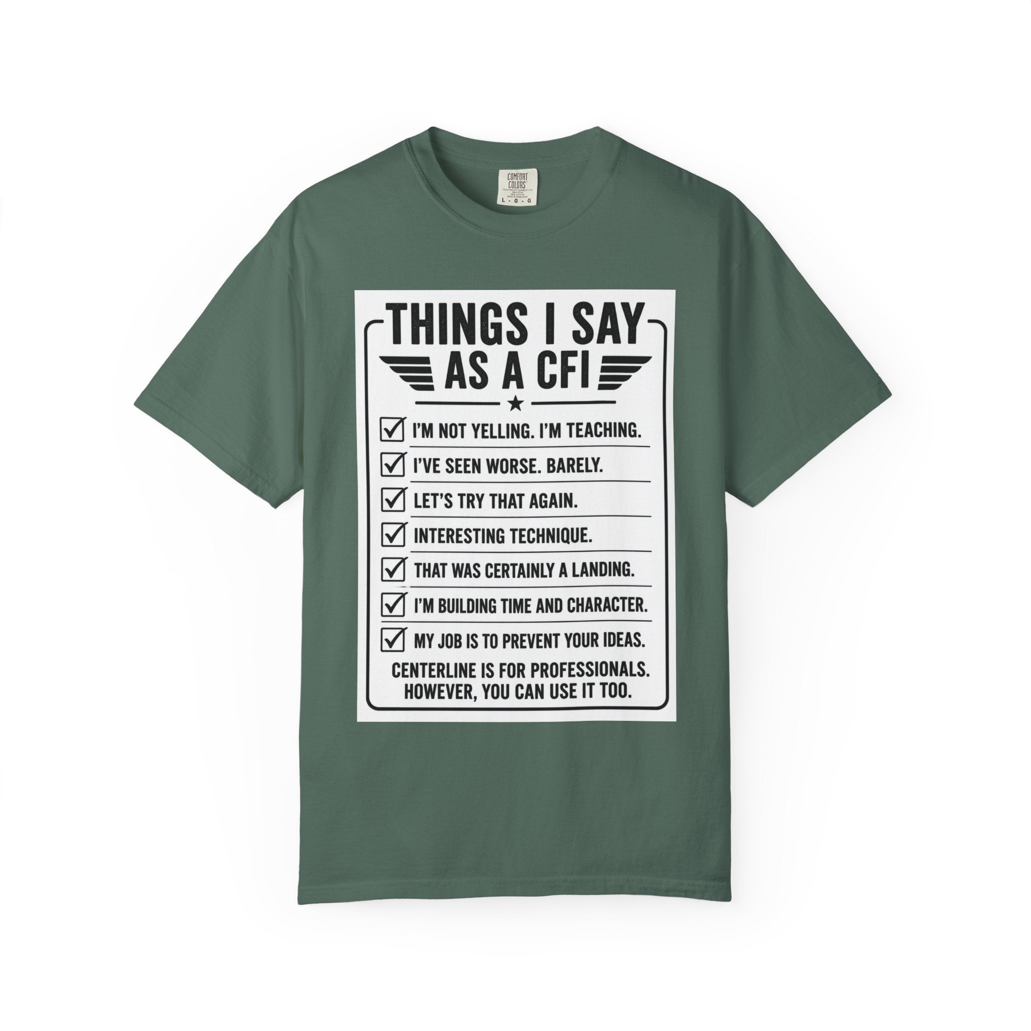 "Things I Say as a CFI" T-Shirt