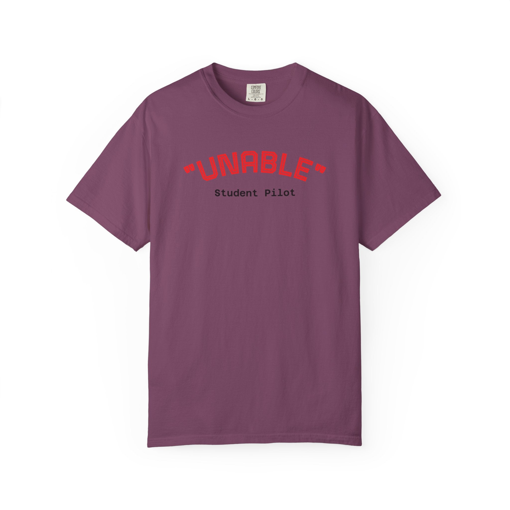 Student Pilot "UNABLE" T-Shirt