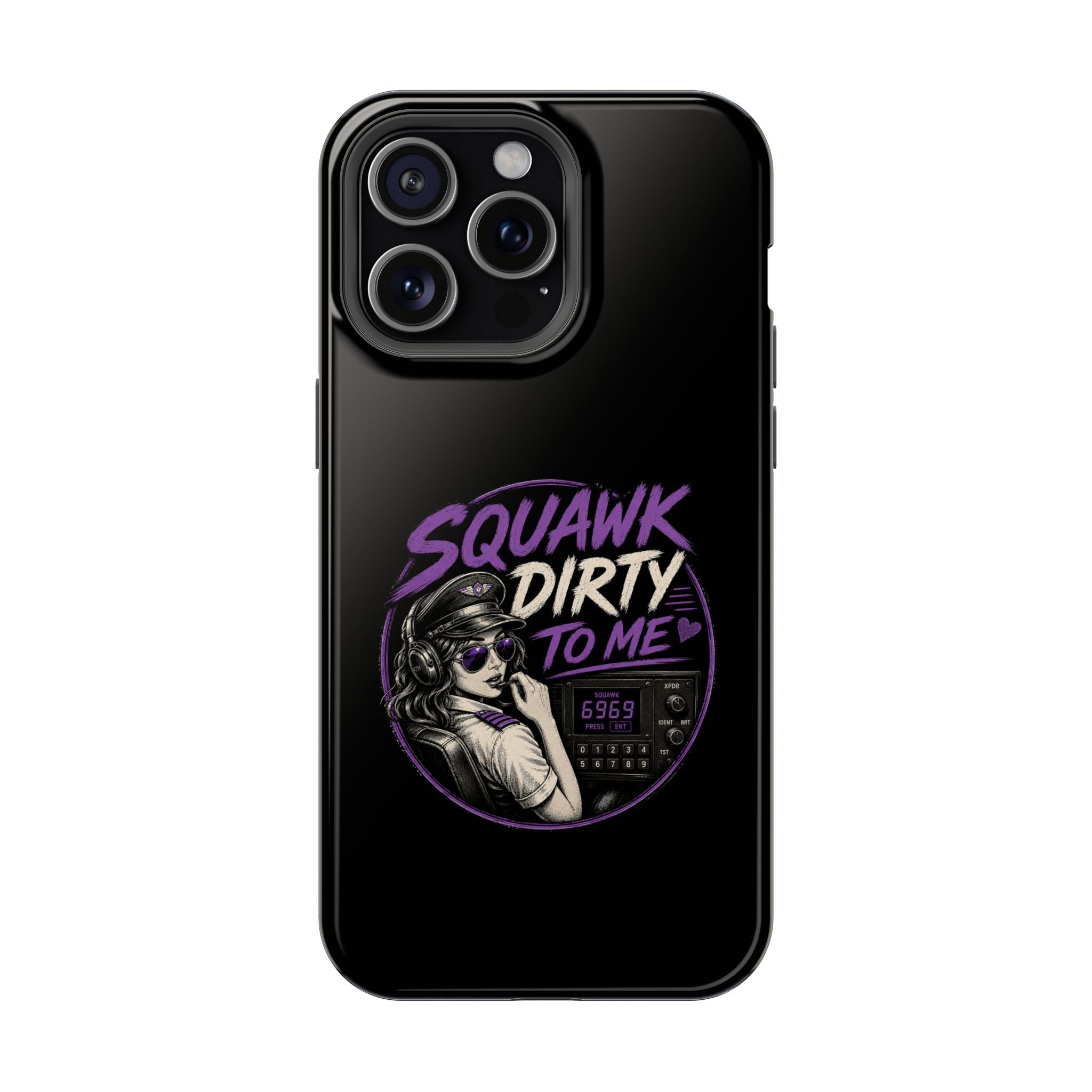 Magnetic Phone Case — “Squawk Dirty to Me”