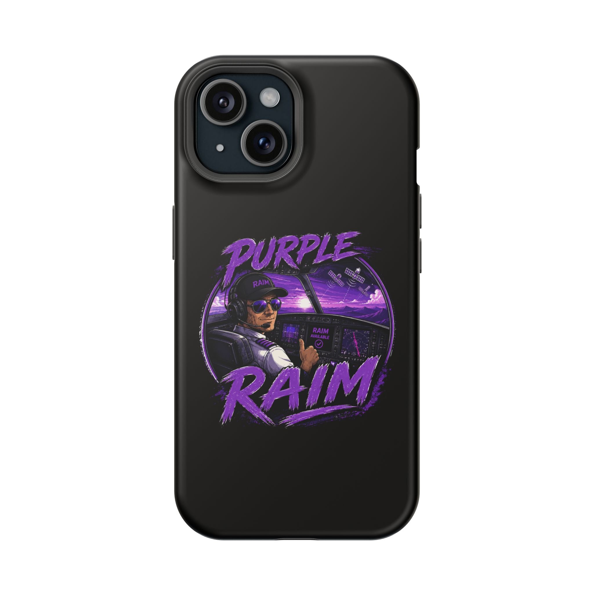 Purple RAIM Magnetic Impact Phone Case