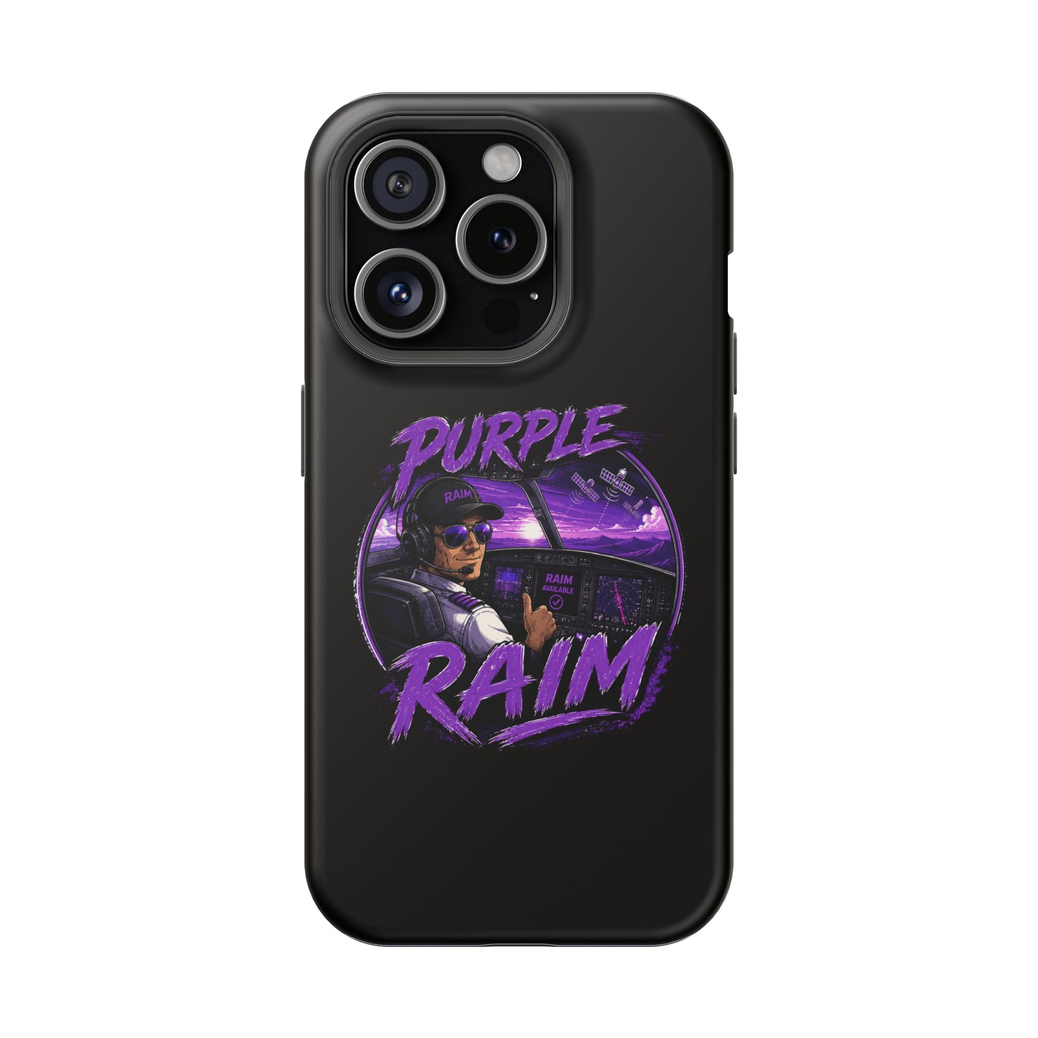 Purple RAIM Magnetic Impact Phone Case
