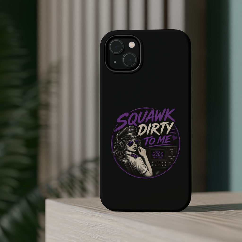Magnetic Phone Case — “Squawk Dirty to Me”