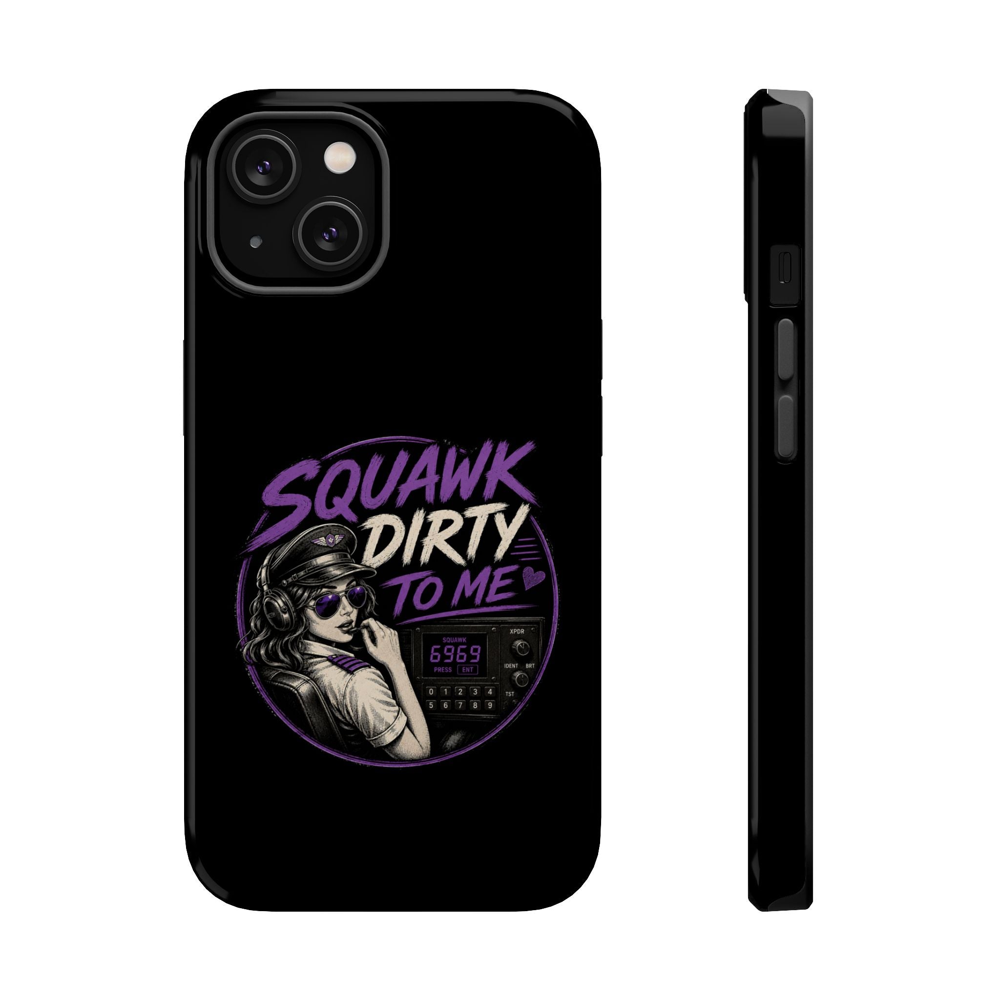 Magnetic Phone Case — “Squawk Dirty to Me”
