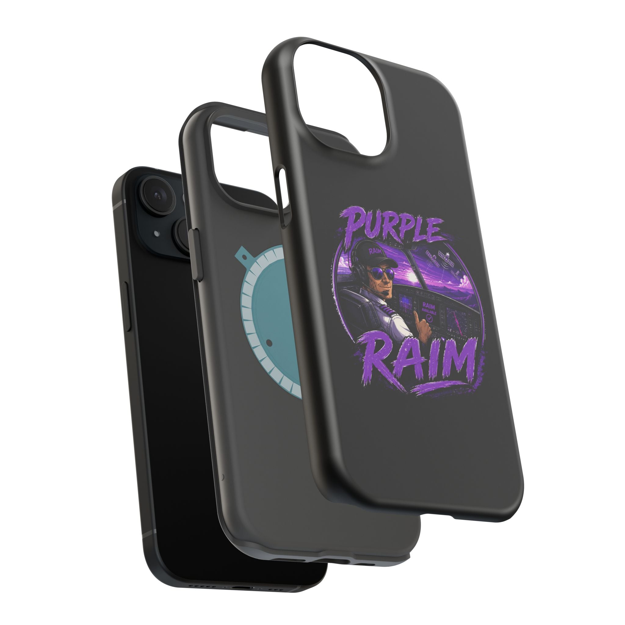 Purple RAIM Magnetic Impact Phone Case