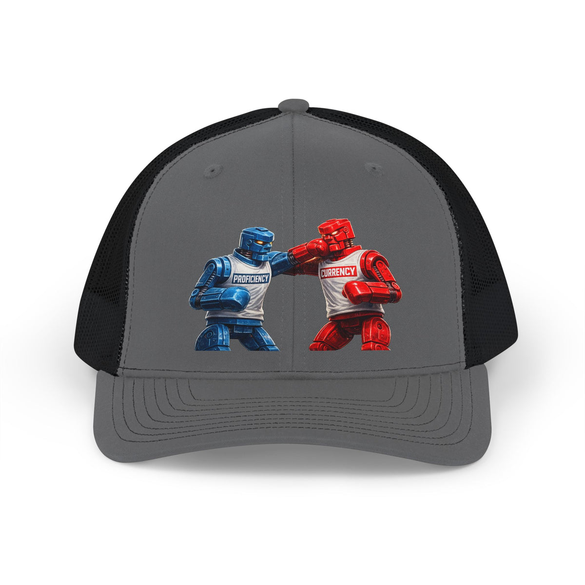 Proficiency VS Currency Snapback Trucker Hat