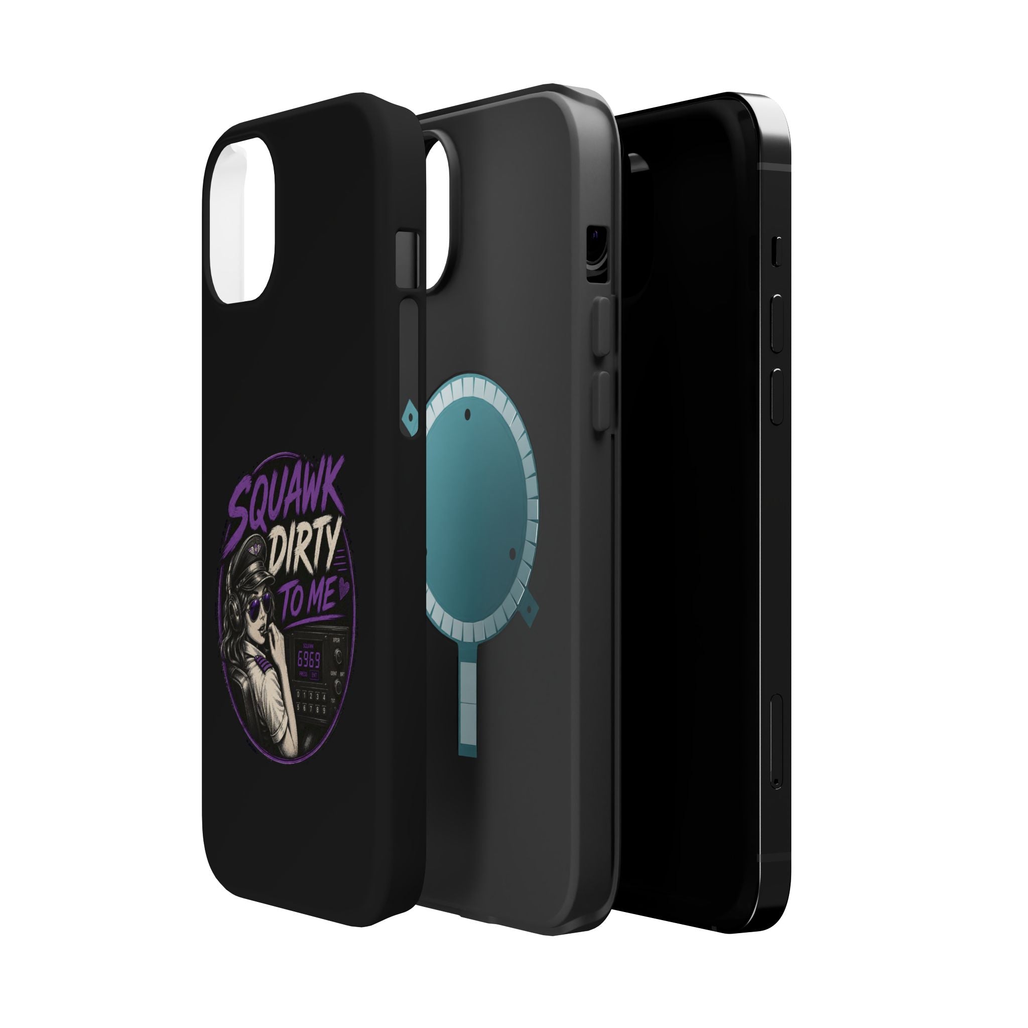 Magnetic Phone Case — “Squawk Dirty to Me”