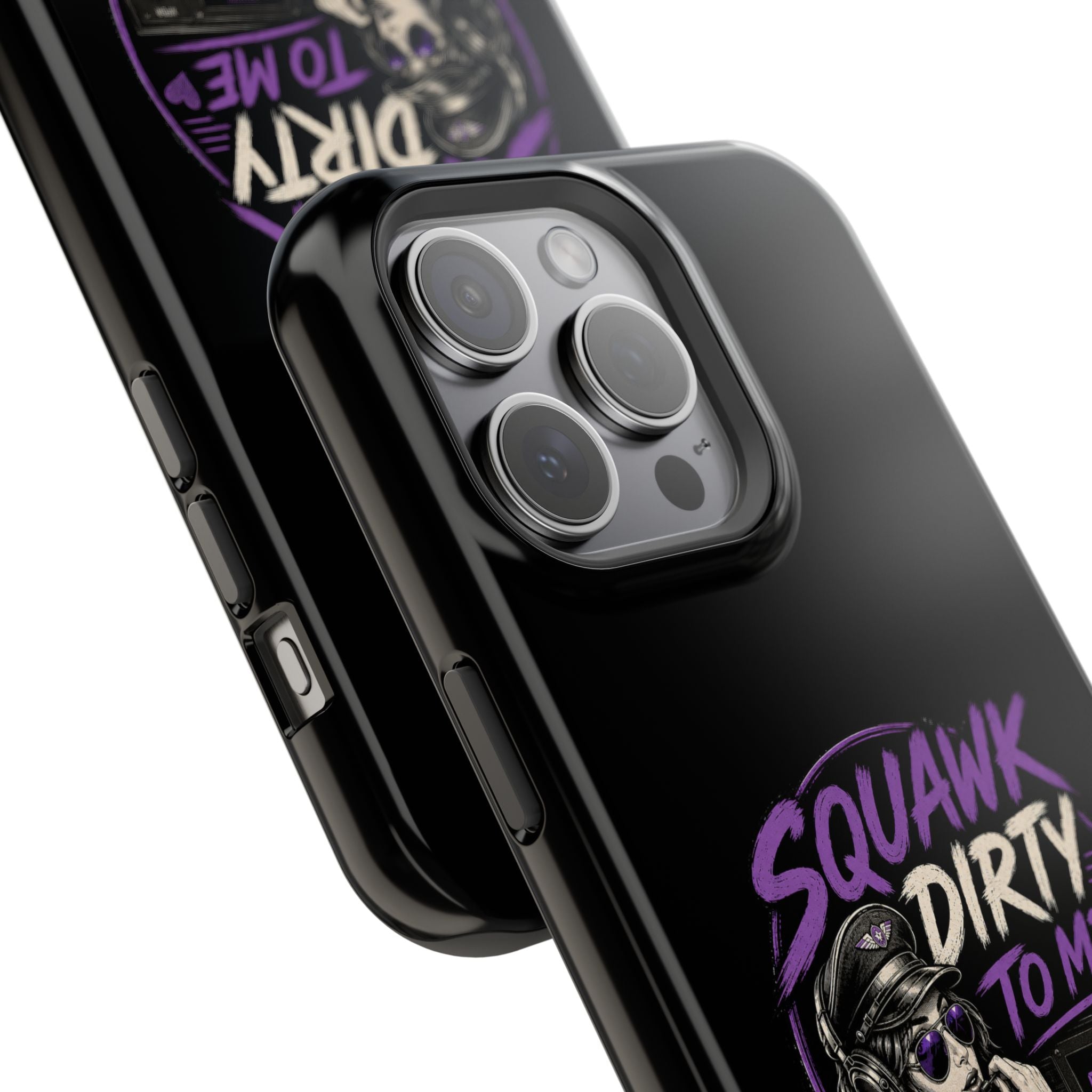 Magnetic Phone Case — “Squawk Dirty to Me”