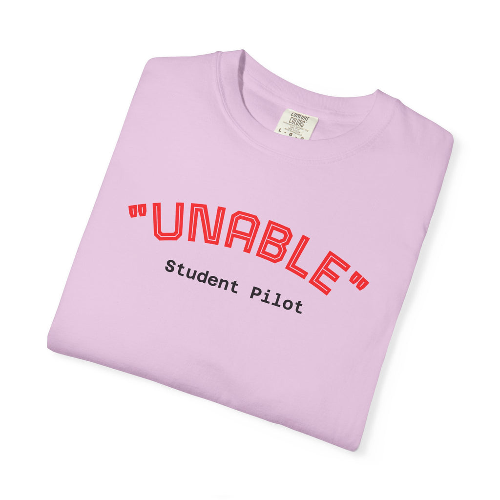 Student Pilot "UNABLE" T-Shirt