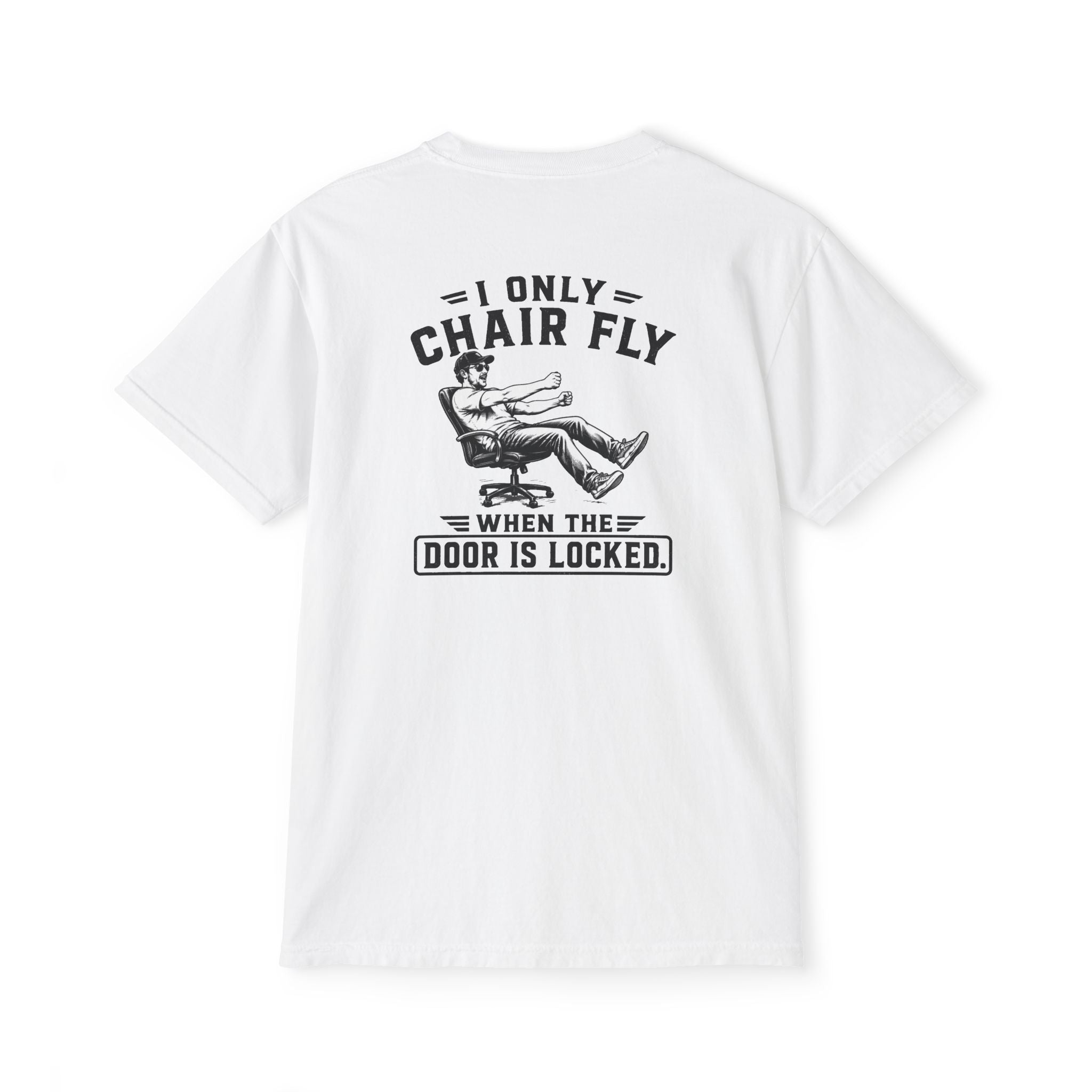 Chair Flying Pocket T‑Shirt