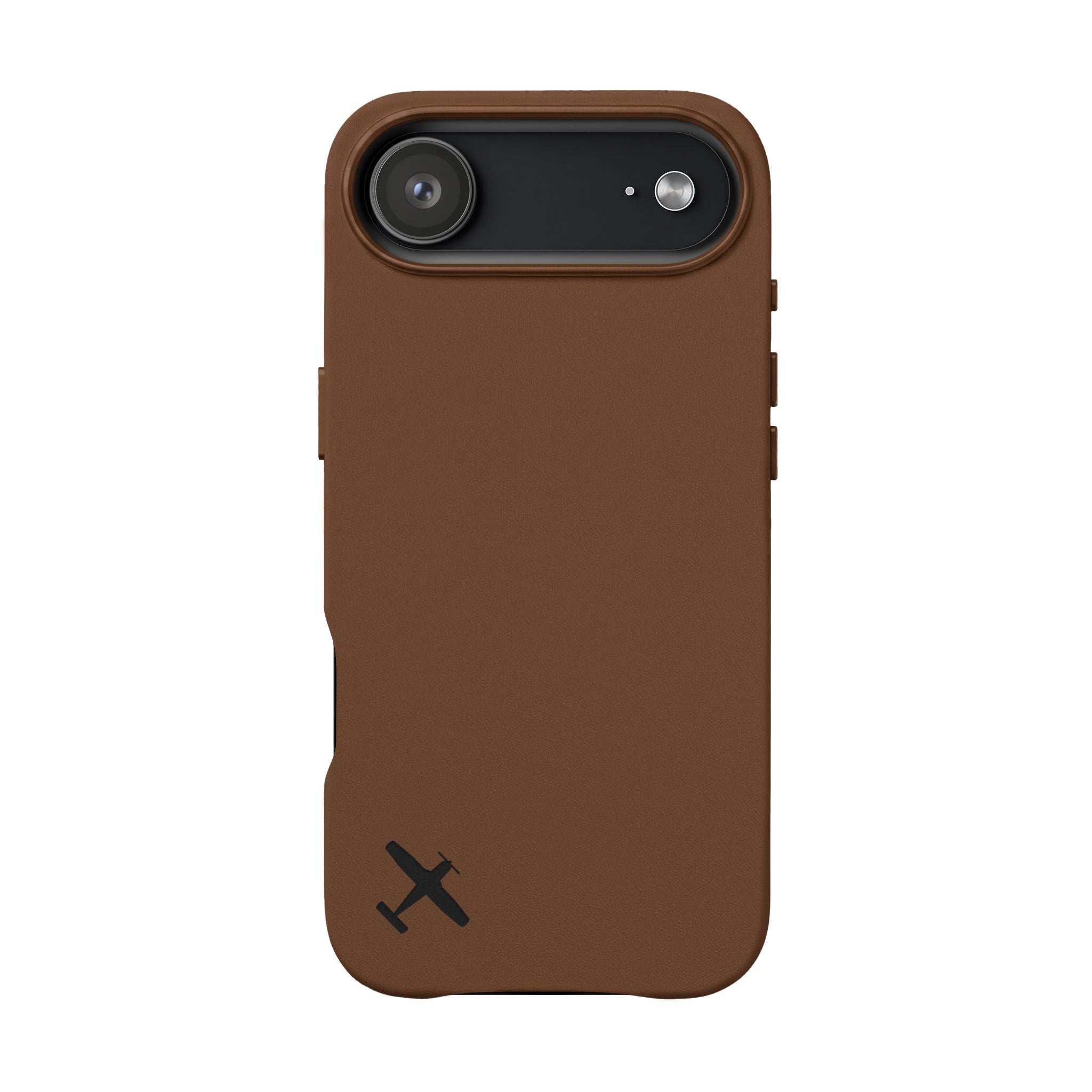 Leather Engraved iPhone Case Minimalist — PA-28