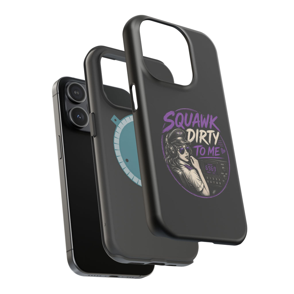 Magnetic Phone Case — “Squawk Dirty to Me”