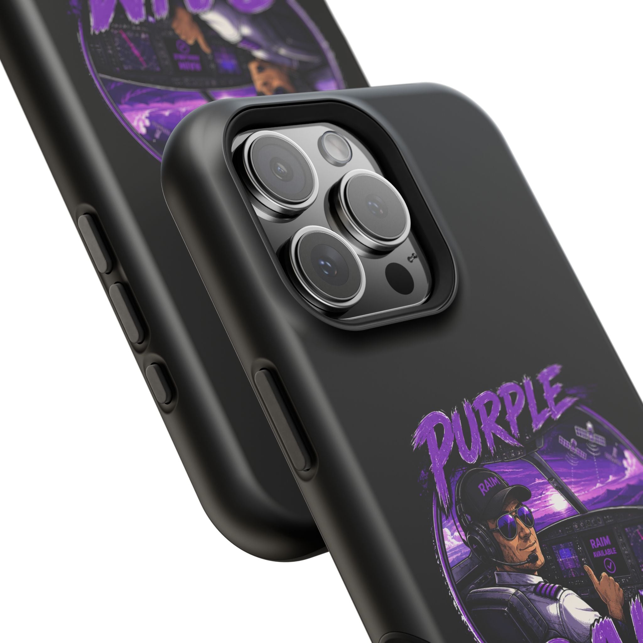 Purple RAIM Magnetic Impact Phone Case