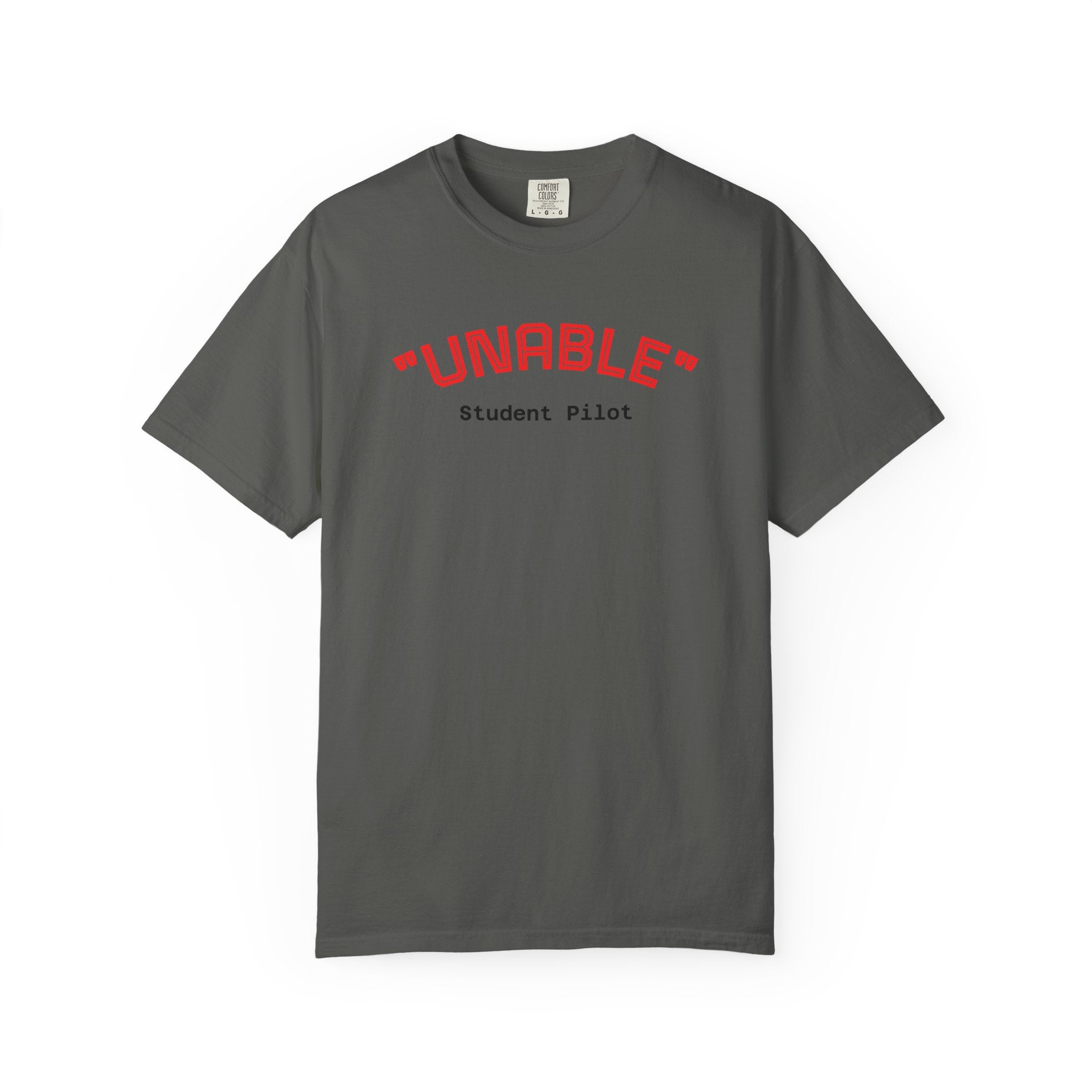 Student Pilot "UNABLE" T-Shirt