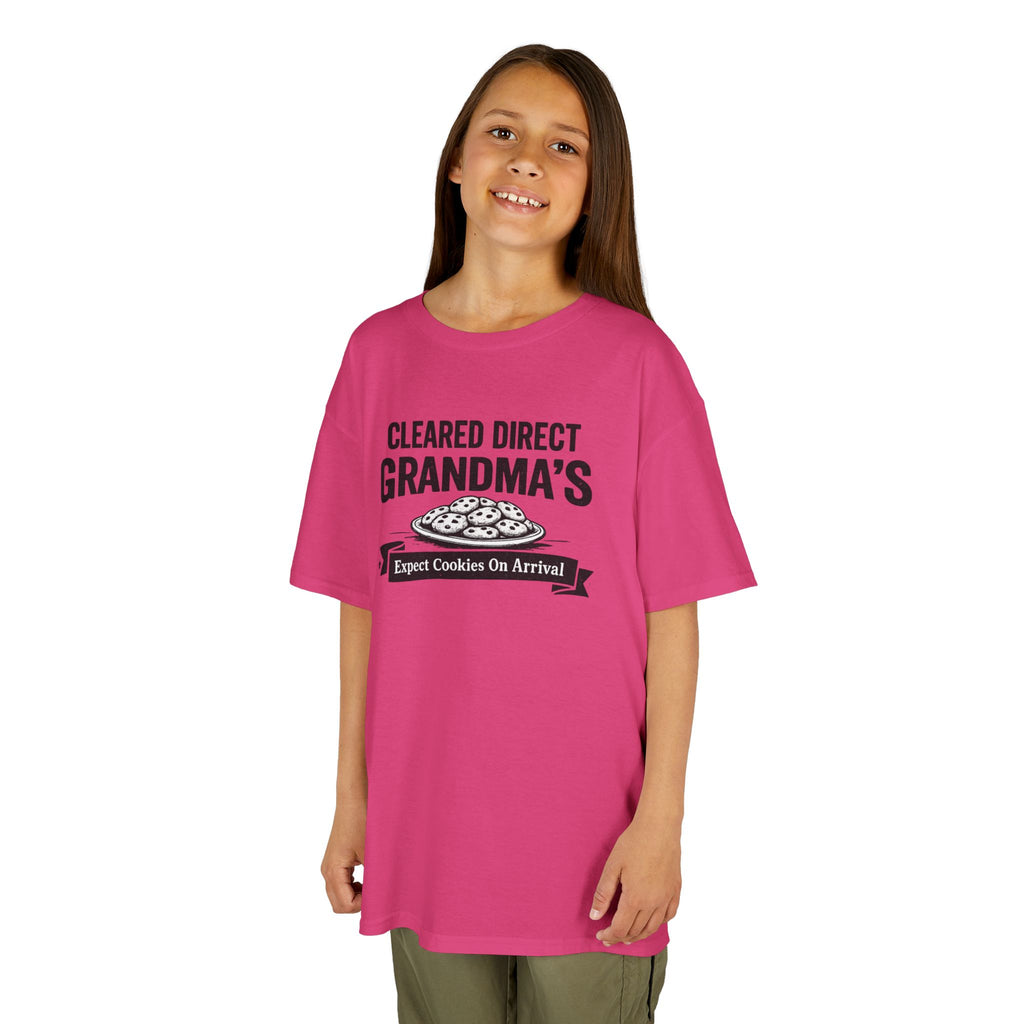 Kids T-Shirt — "Cleared Direct Grandma's"
