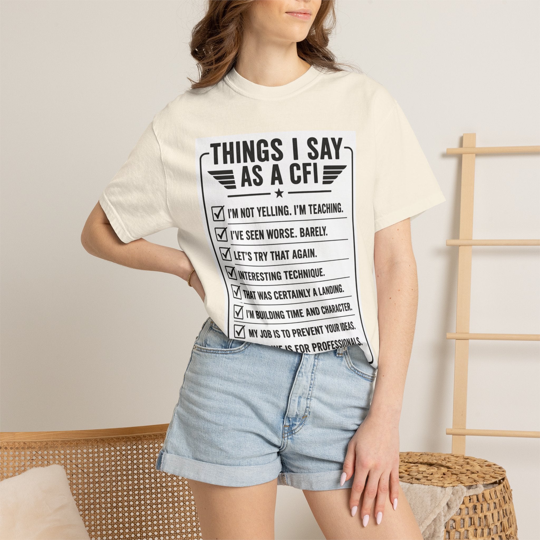 "Things I Say as a CFI" T-Shirt
