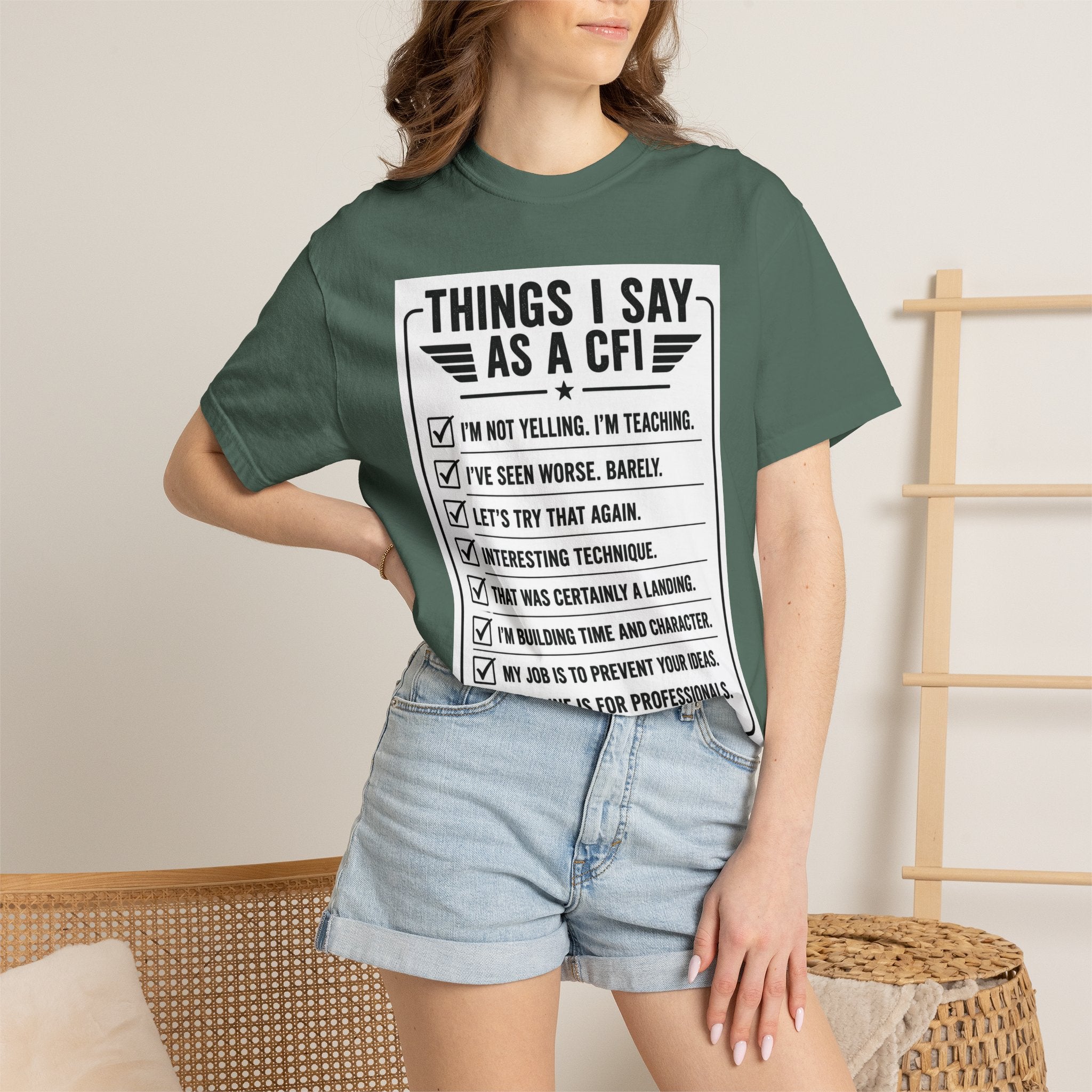"Things I Say as a CFI" T-Shirt