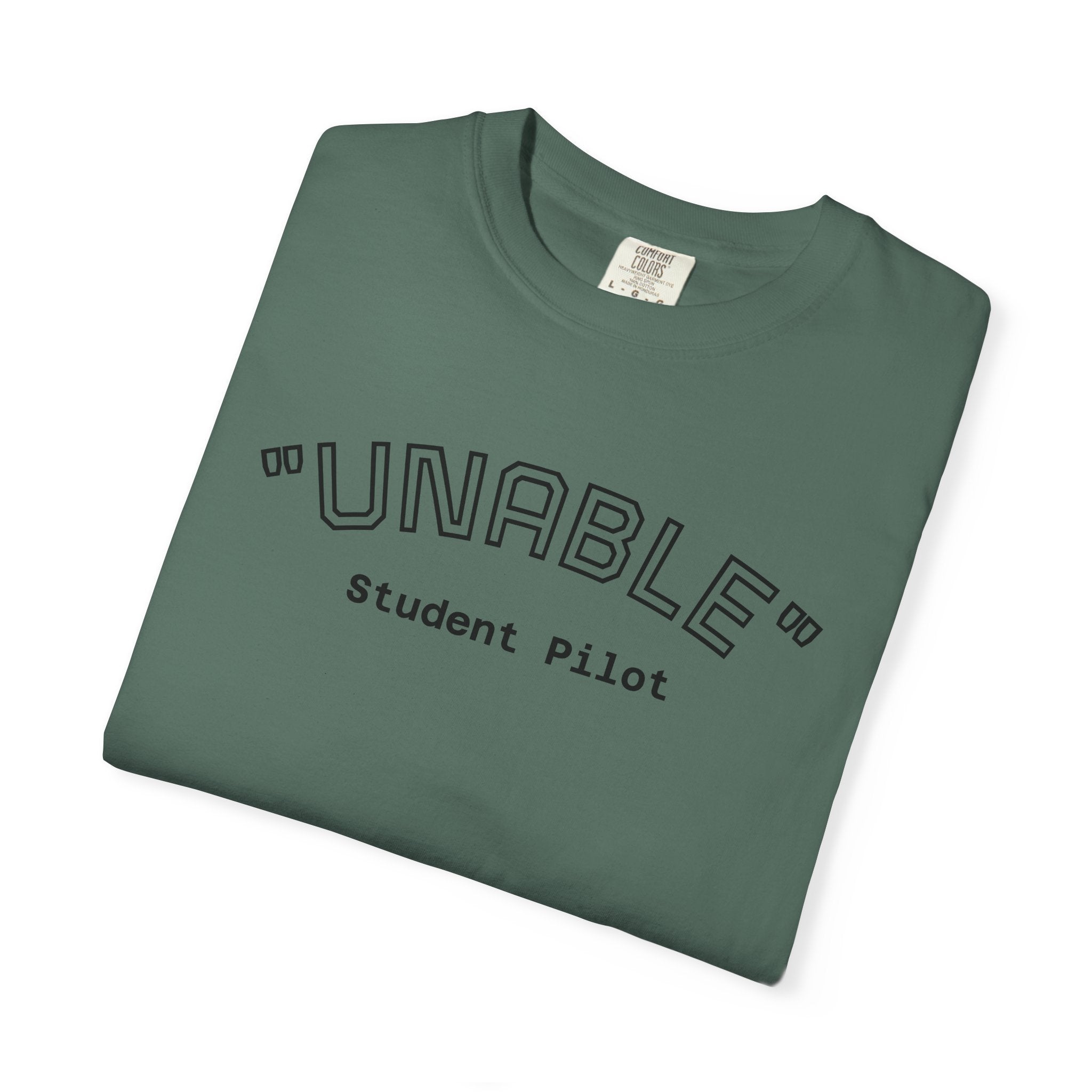 Student Pilot "UNABLE" T-Shirt