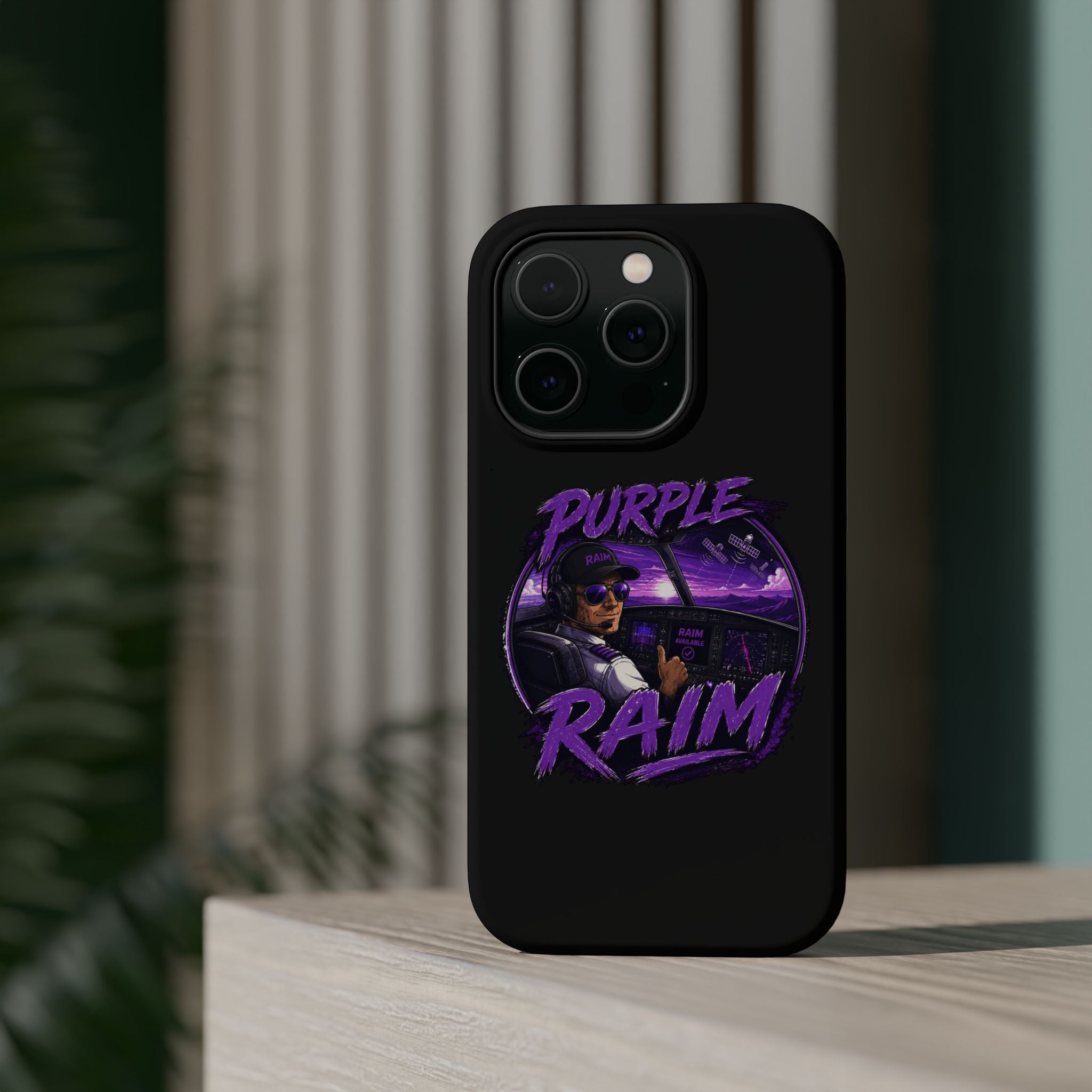 Purple RAIM Magnetic Impact Phone Case