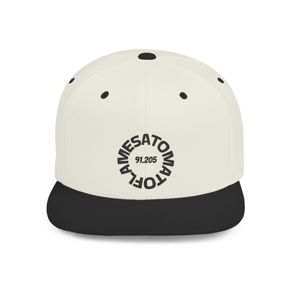 91.205 Snapback Flat Bill Hat