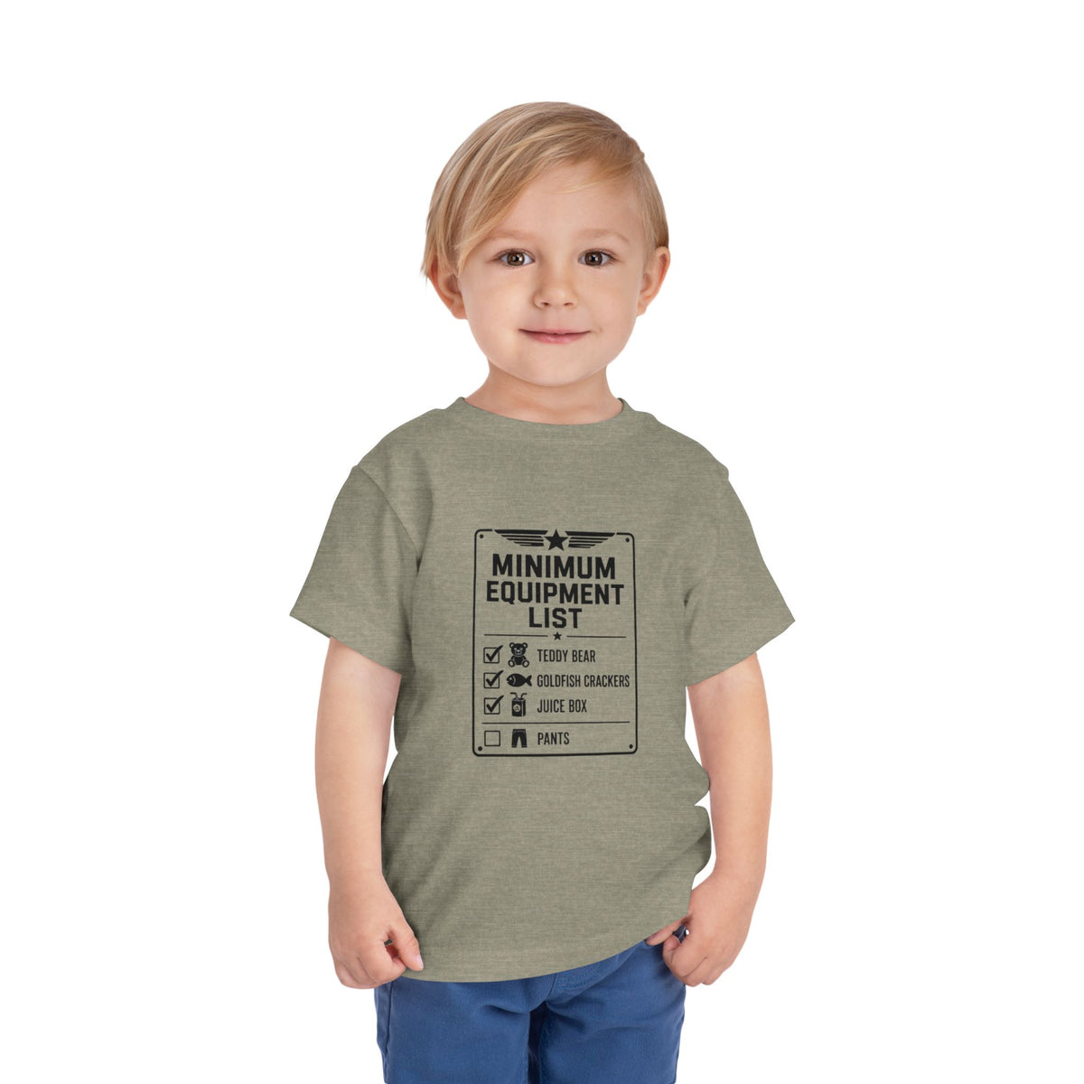 Toddler Tee — "Minimum Equipment List"