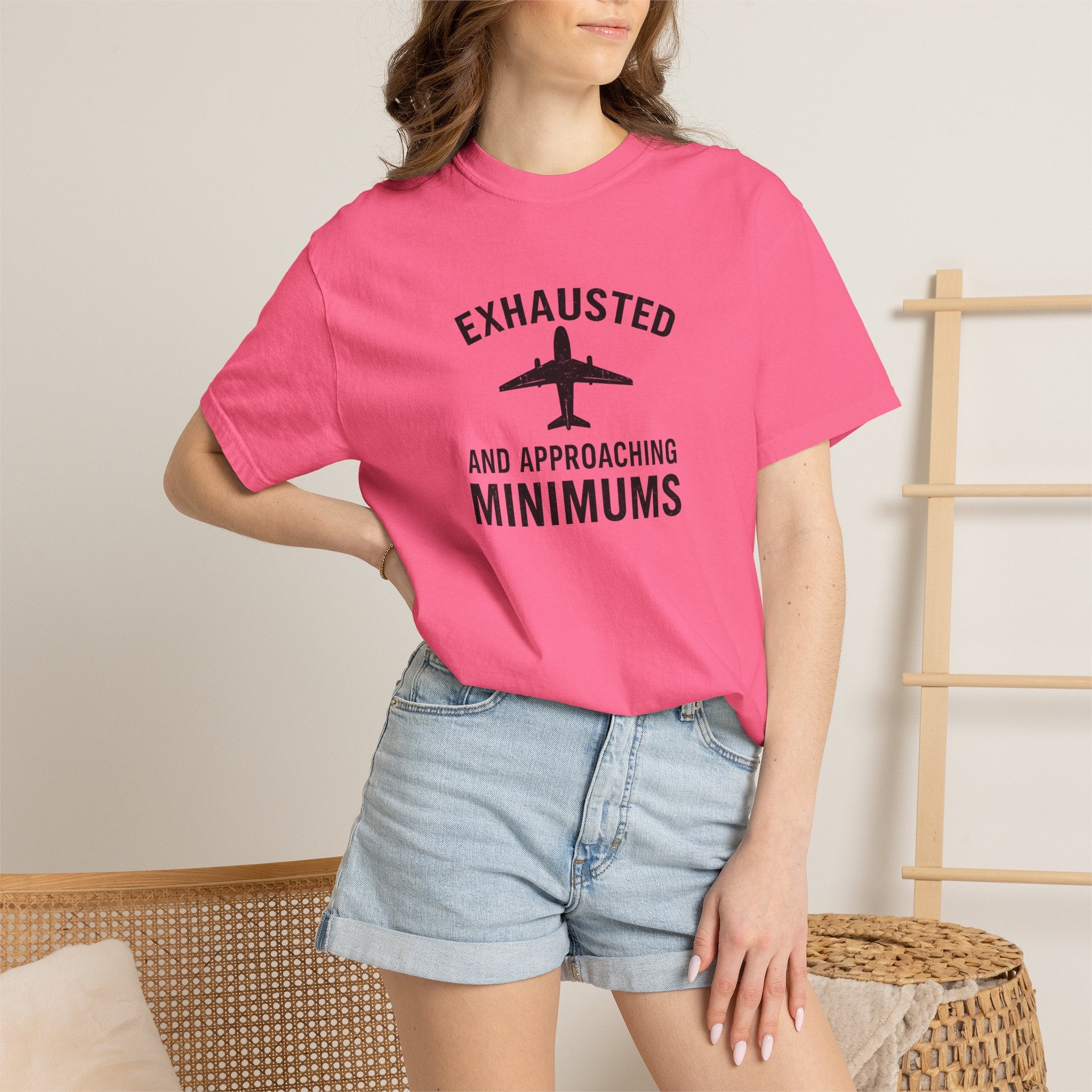Exhausted and Approaching Minimums T-Shirt