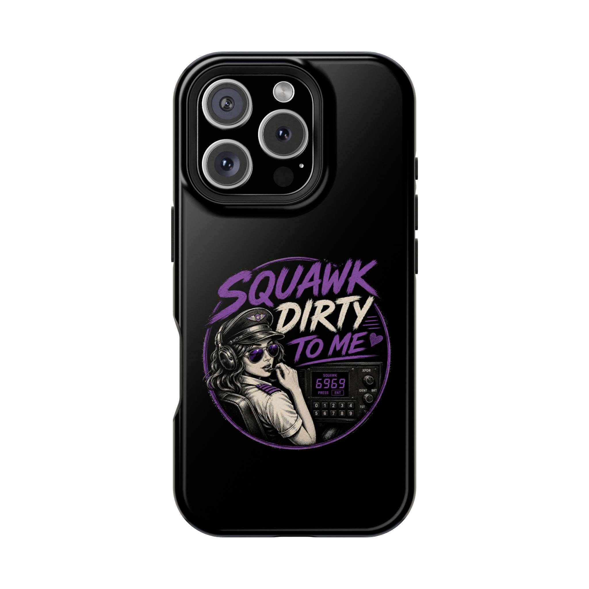 Magnetic Phone Case — “Squawk Dirty to Me”