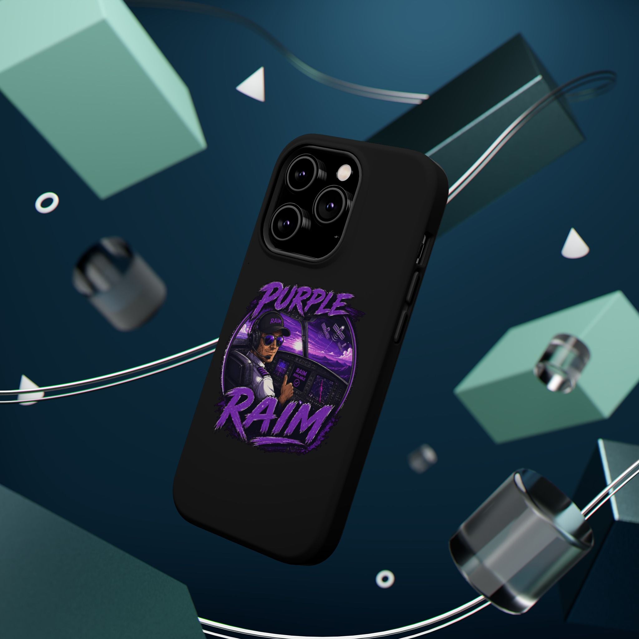 Purple RAIM Magnetic Impact Phone Case