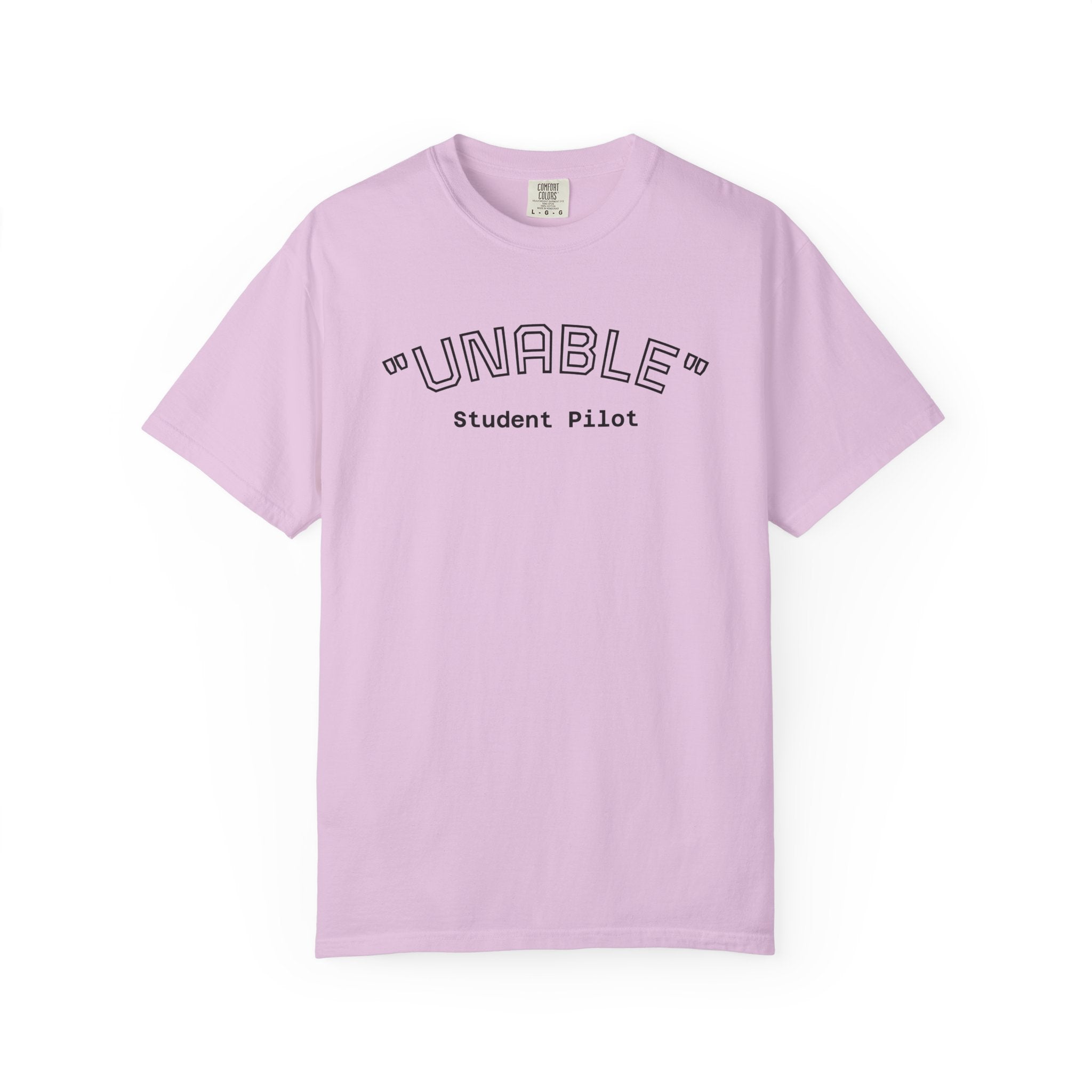 Student Pilot "UNABLE" T-Shirt