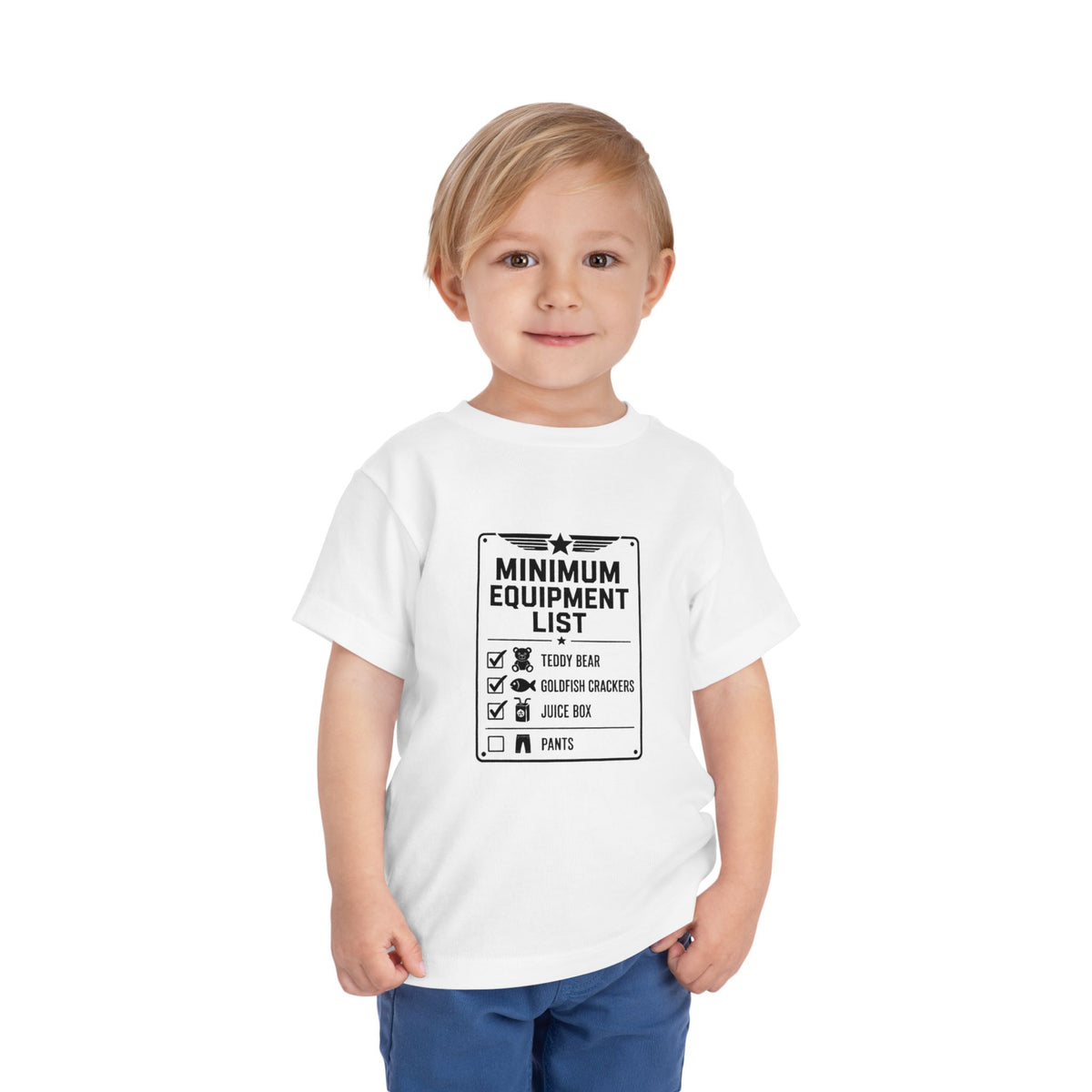 Toddler Tee — "Minimum Equipment List"