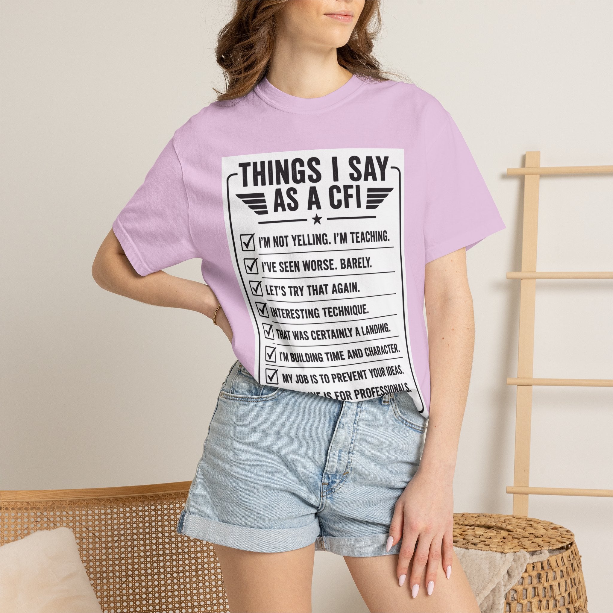"Things I Say as a CFI" T-Shirt