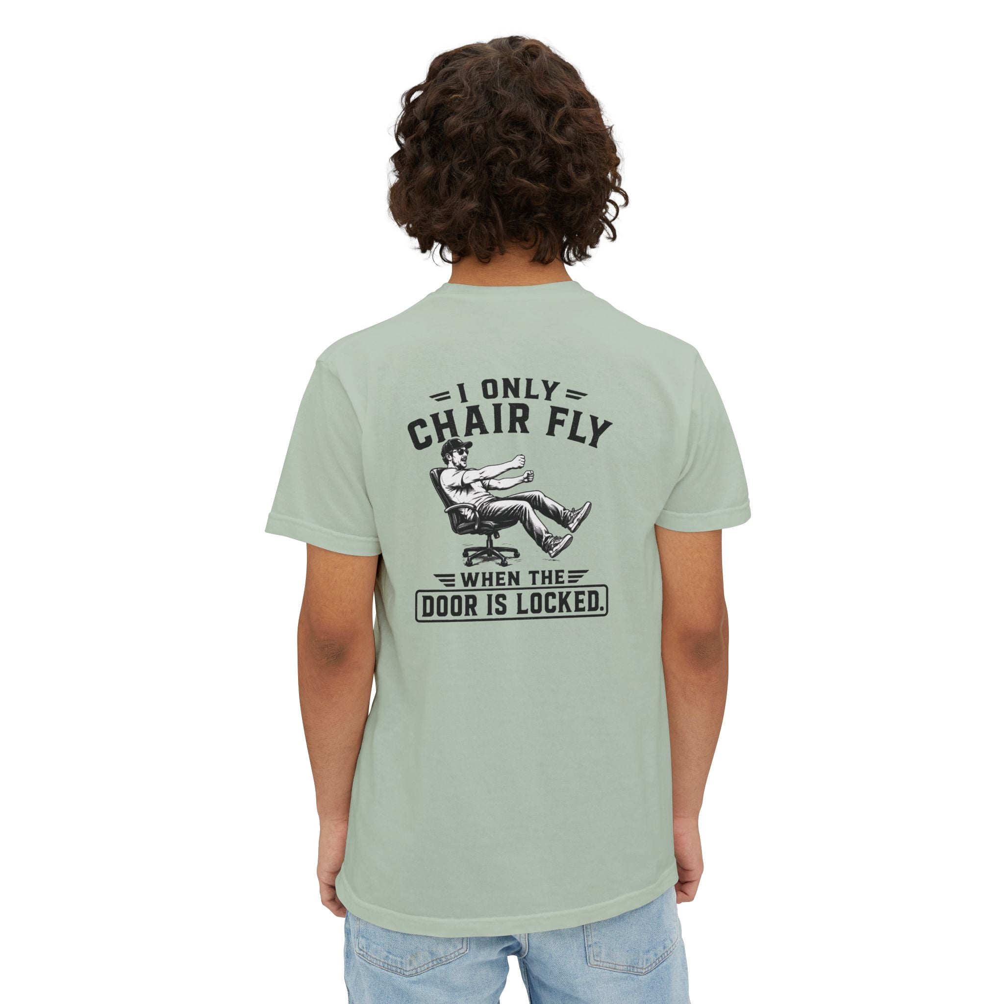 Chair Flying Pocket T‑Shirt