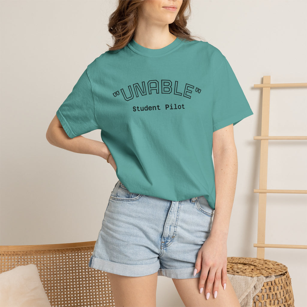 Student Pilot "UNABLE" T-Shirt