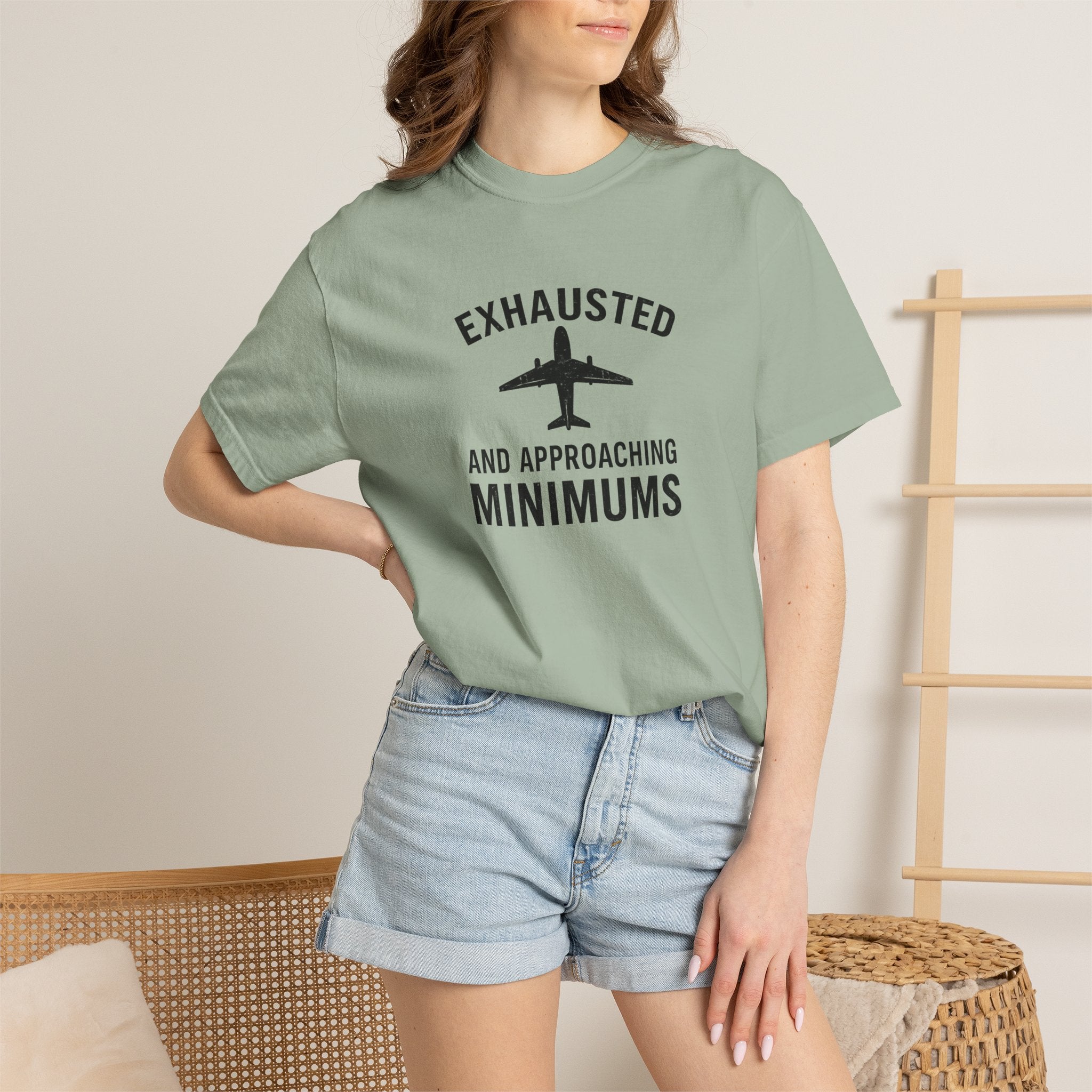 Exhausted and Approaching Minimums T-Shirt