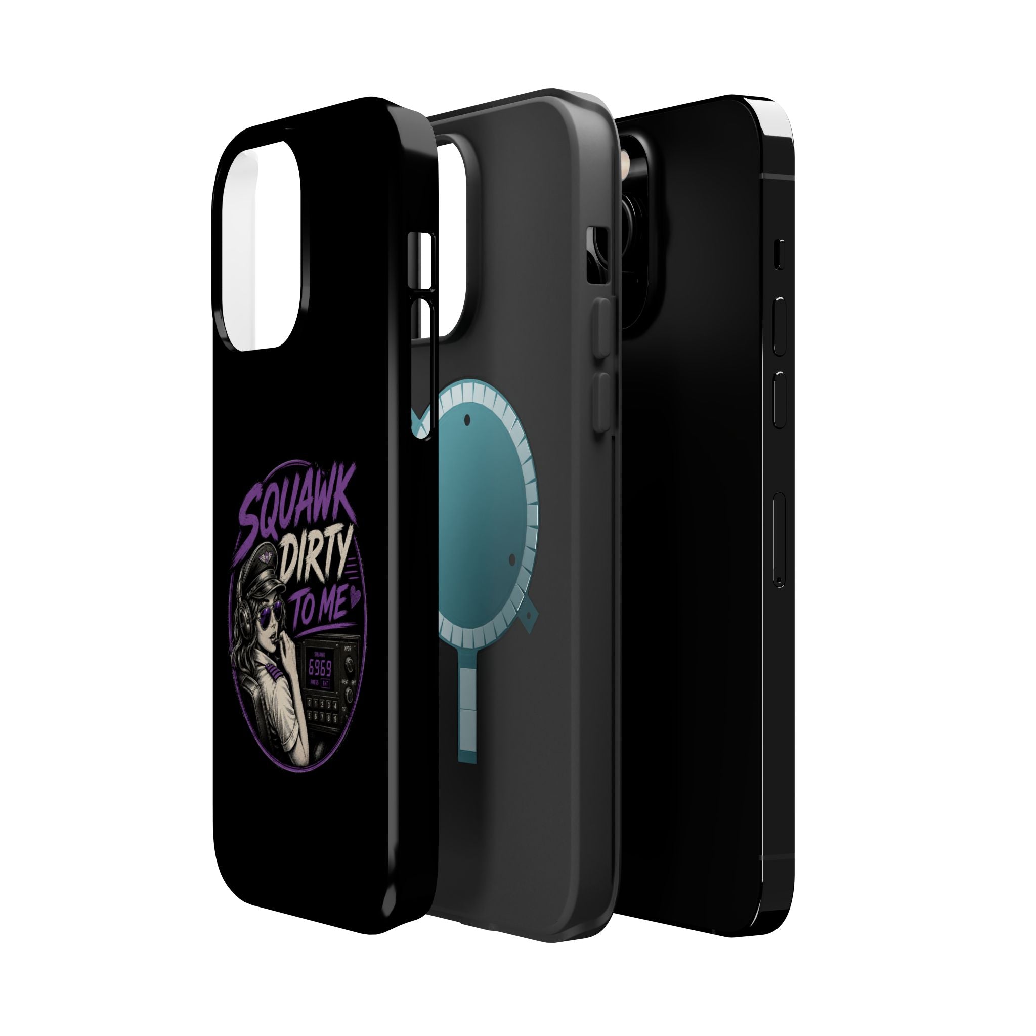Magnetic Phone Case — “Squawk Dirty to Me”