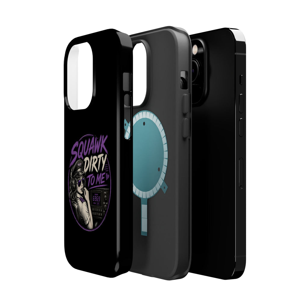 Magnetic Phone Case — “Squawk Dirty to Me”